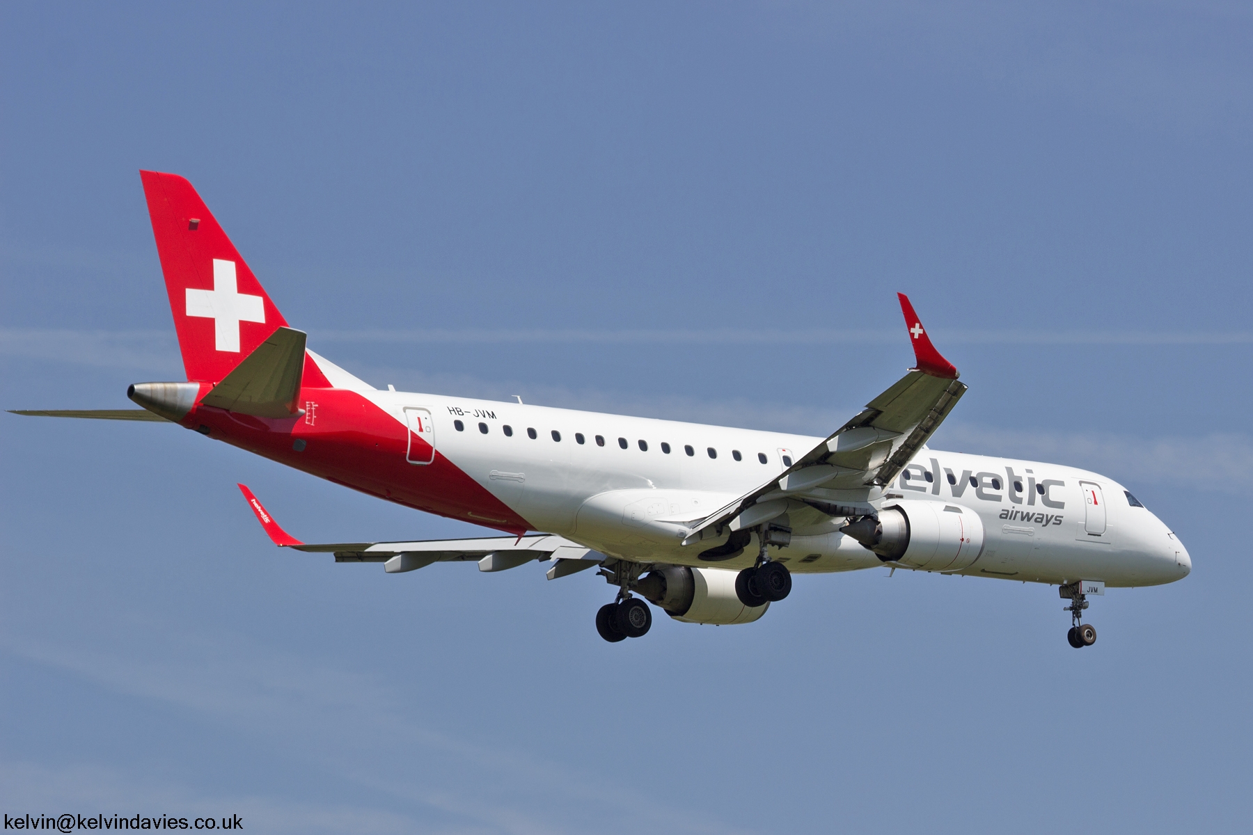 Helvetic Embraer 190LR HB-JVM