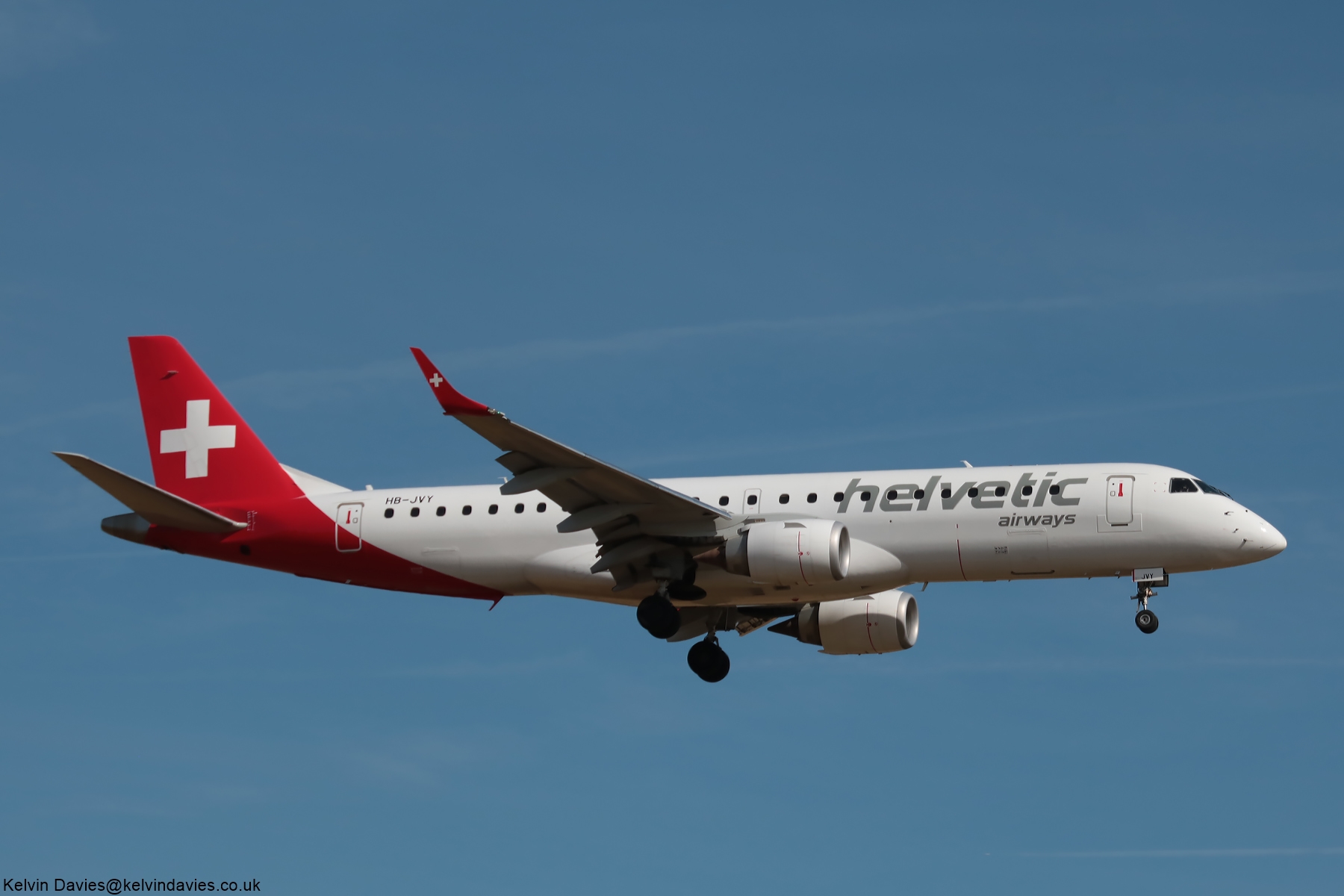 Helvetic Airways EMB-190 HB-JVY