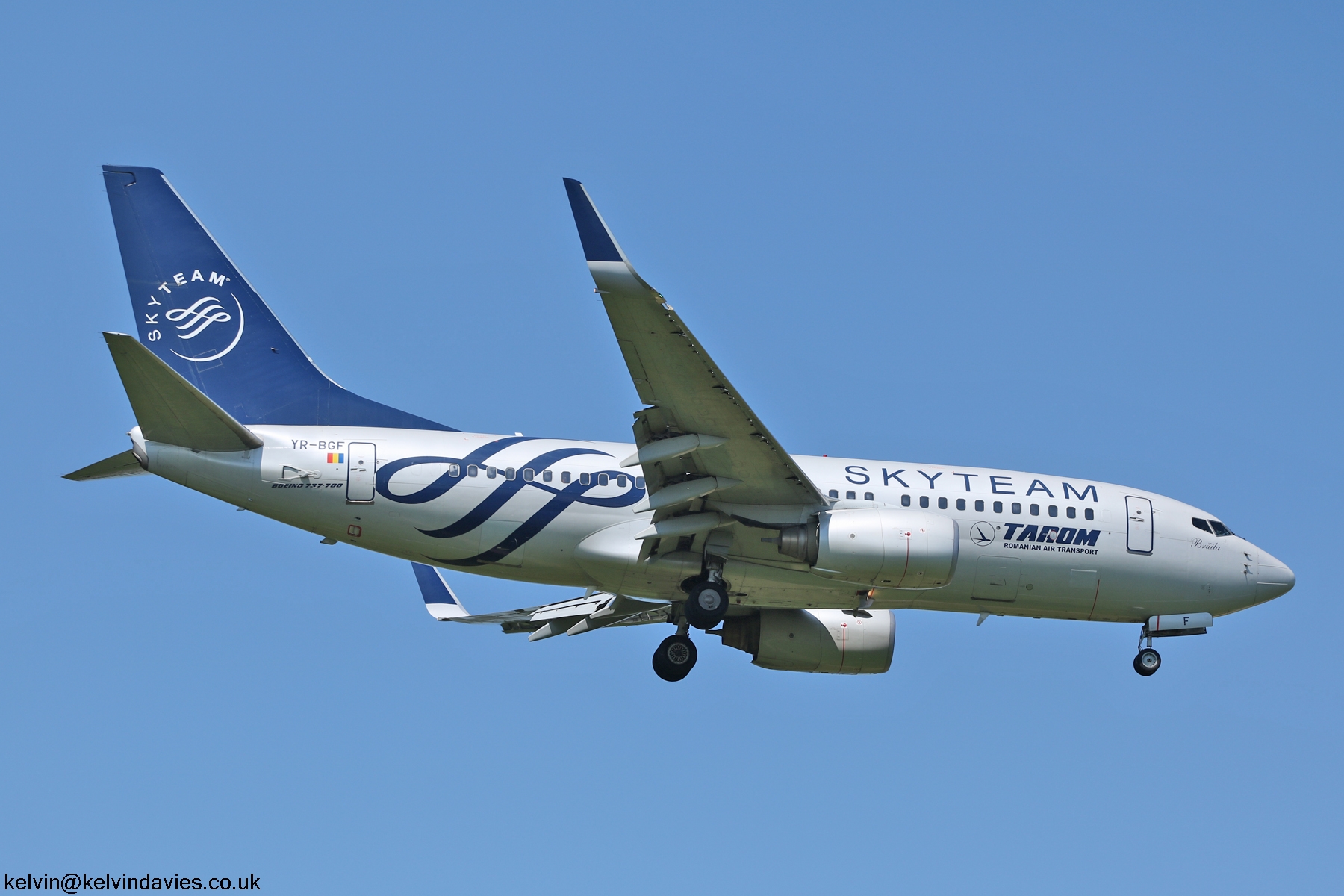 Tarom 737 YR-BGF