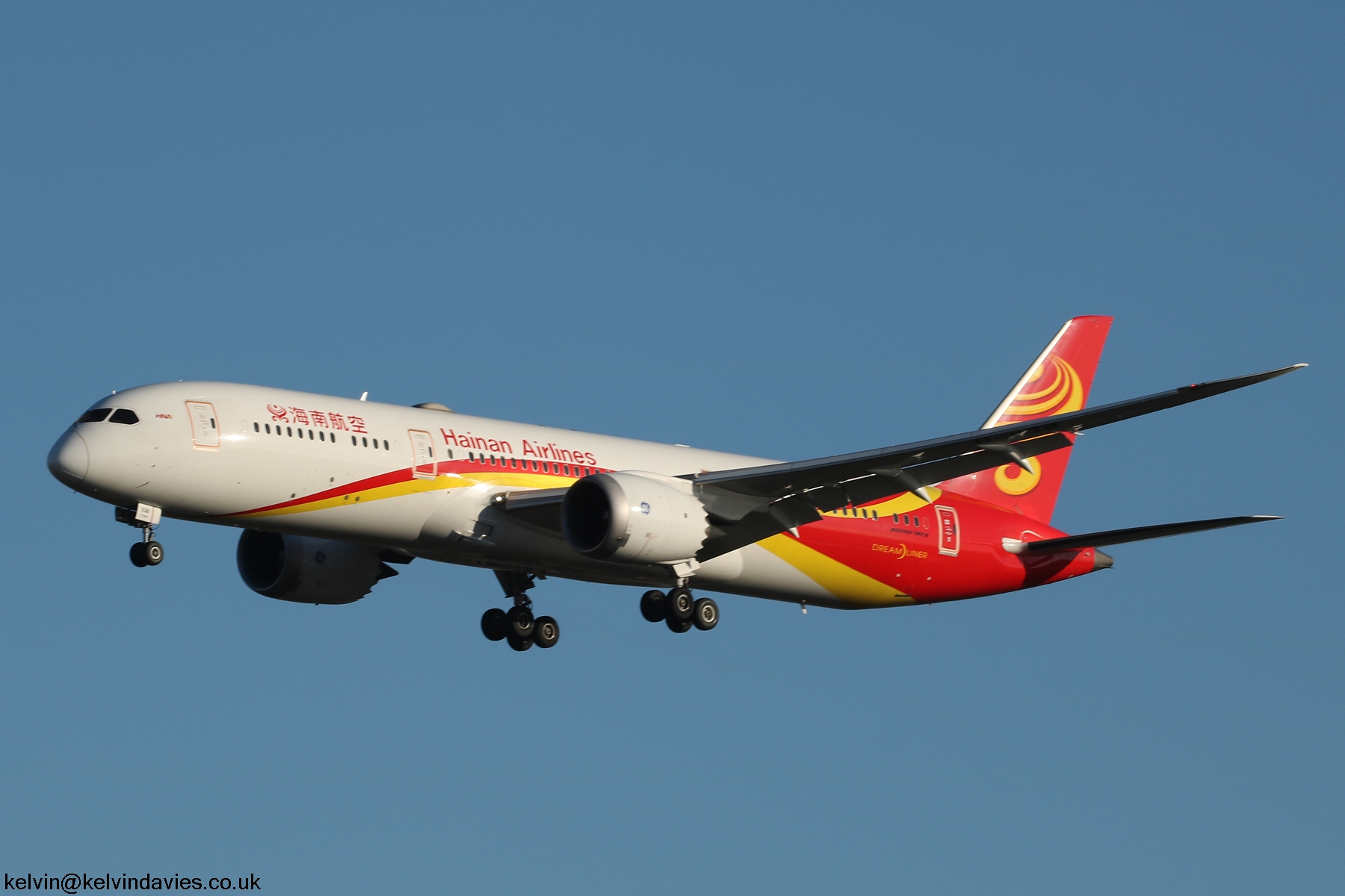 Hainan Airlines 787 B-1138