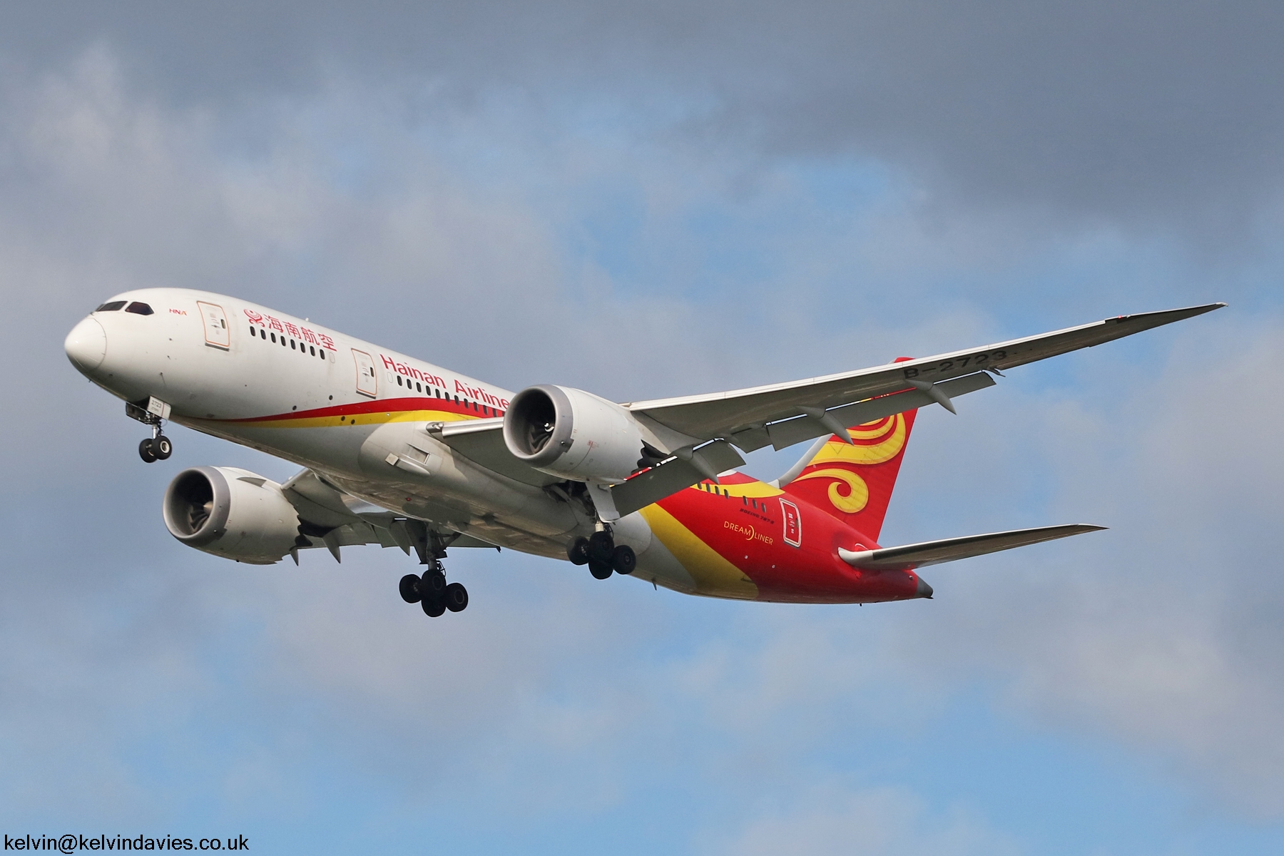 Hainan Airlines 787 B-2723