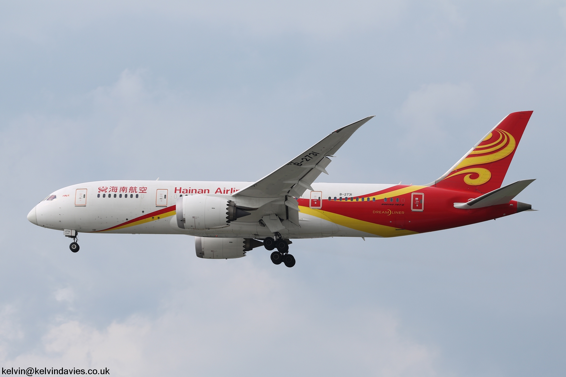Hainan Airlines 787 B-2731