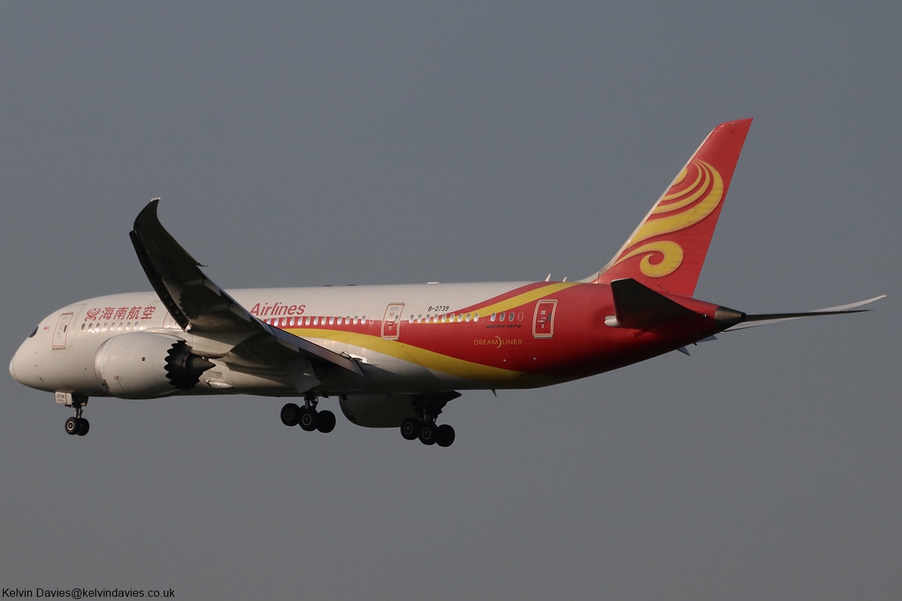 Hainan Airlines 787 B-2739