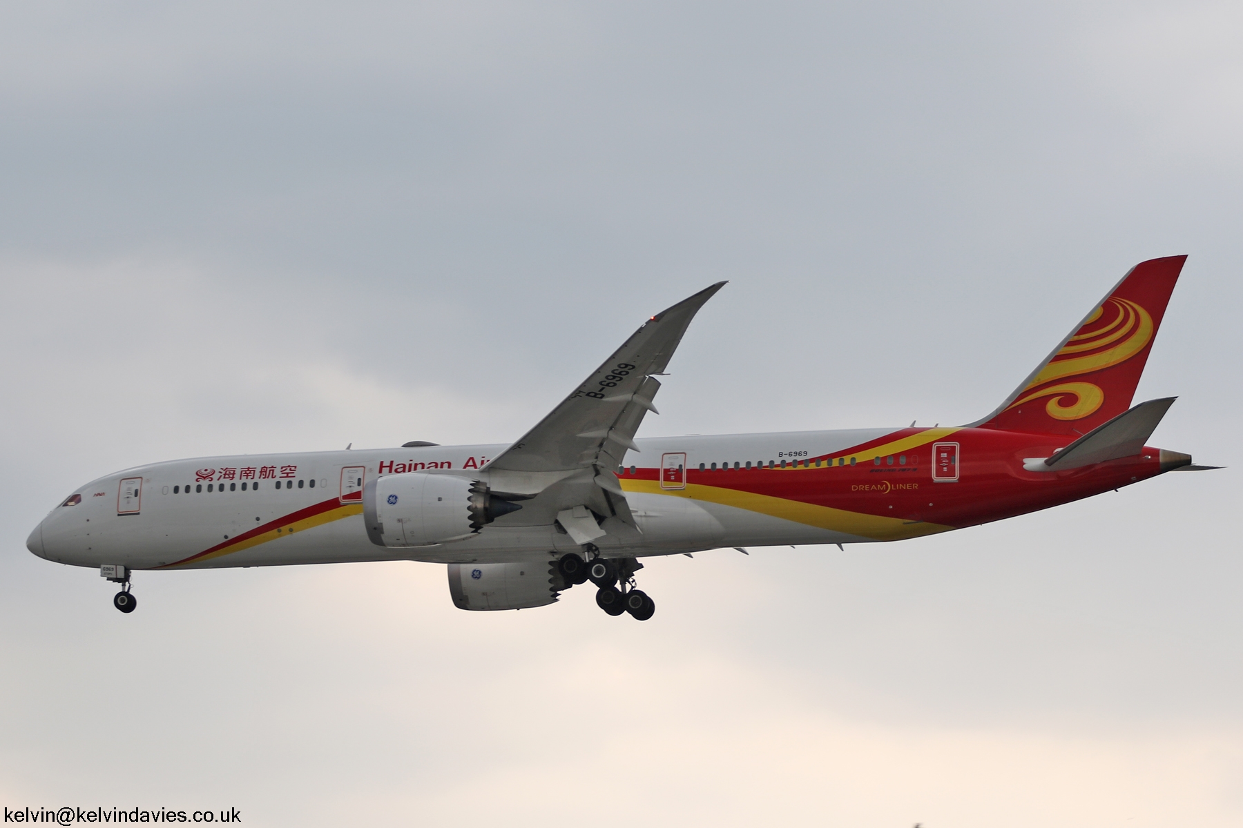 Hainan Airlines 787 B-6969