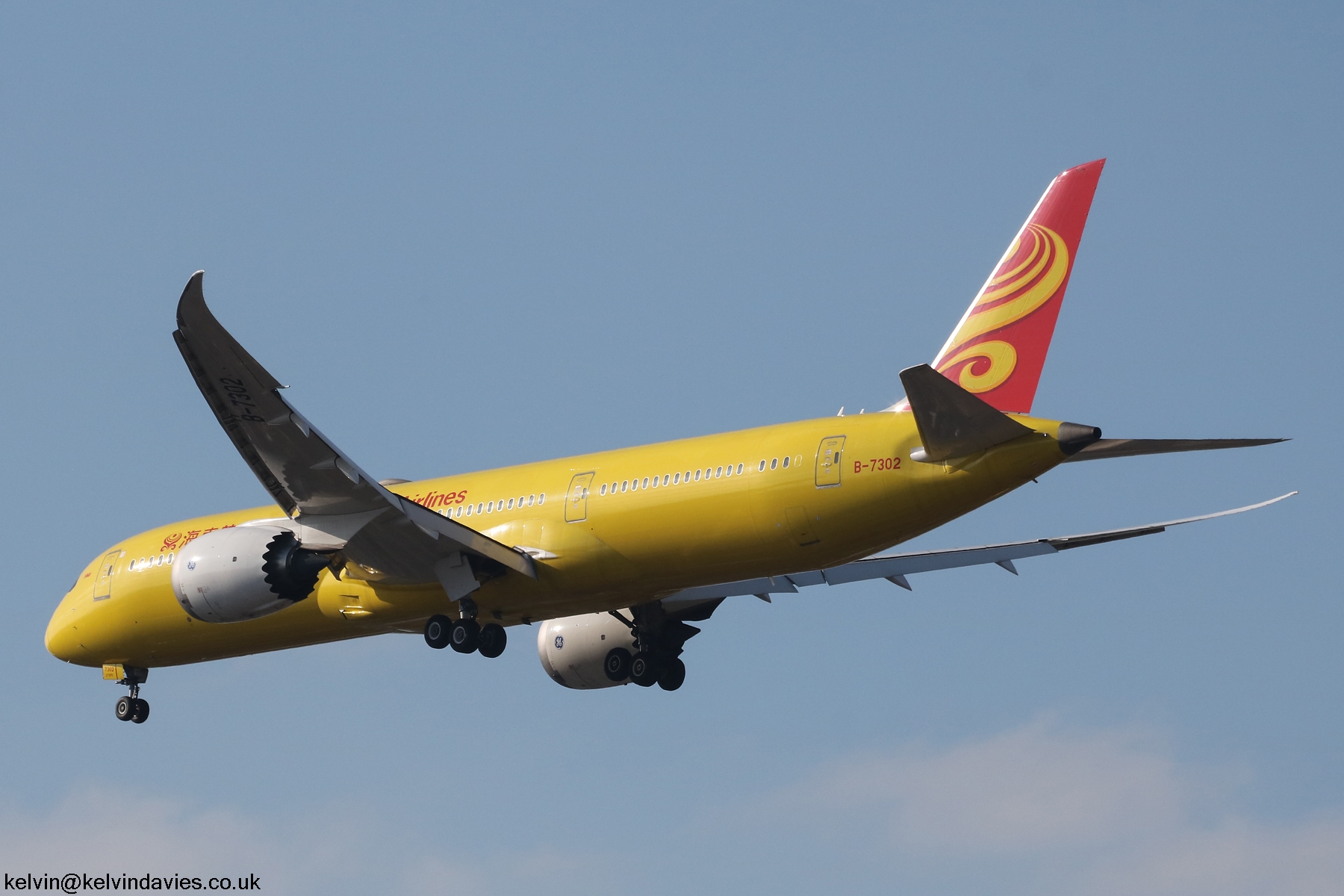 Hainan Airlines 787 B-7302