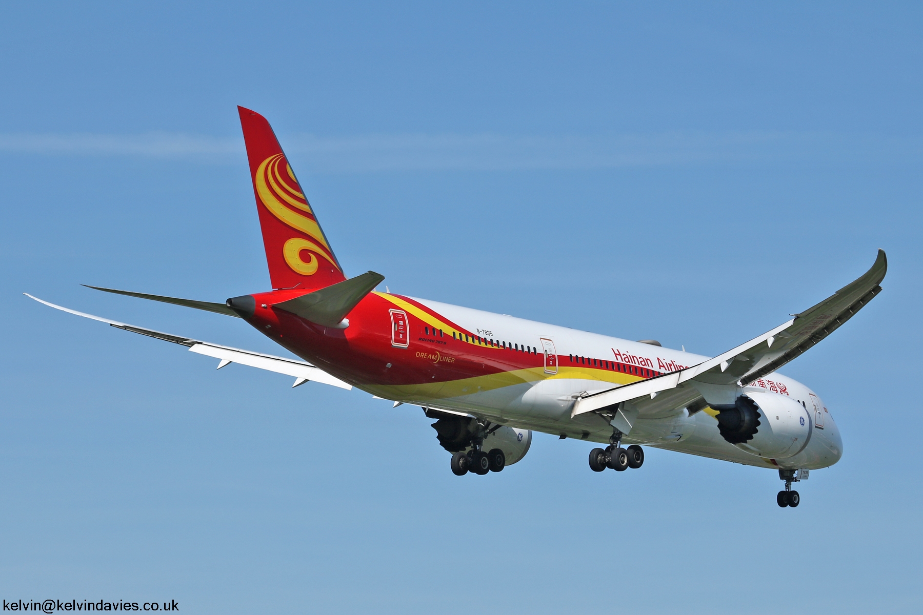 Hainan Airlines 787 B-7835