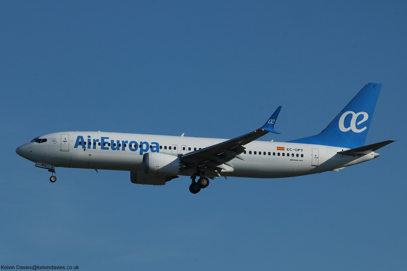 Air Europa 737 MAX EC-OPY