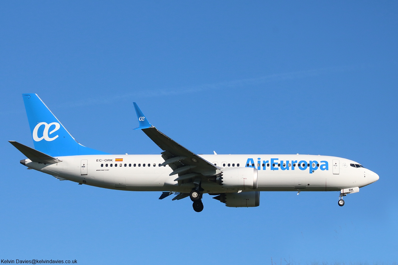Air Europa 737MAX EC-ORK