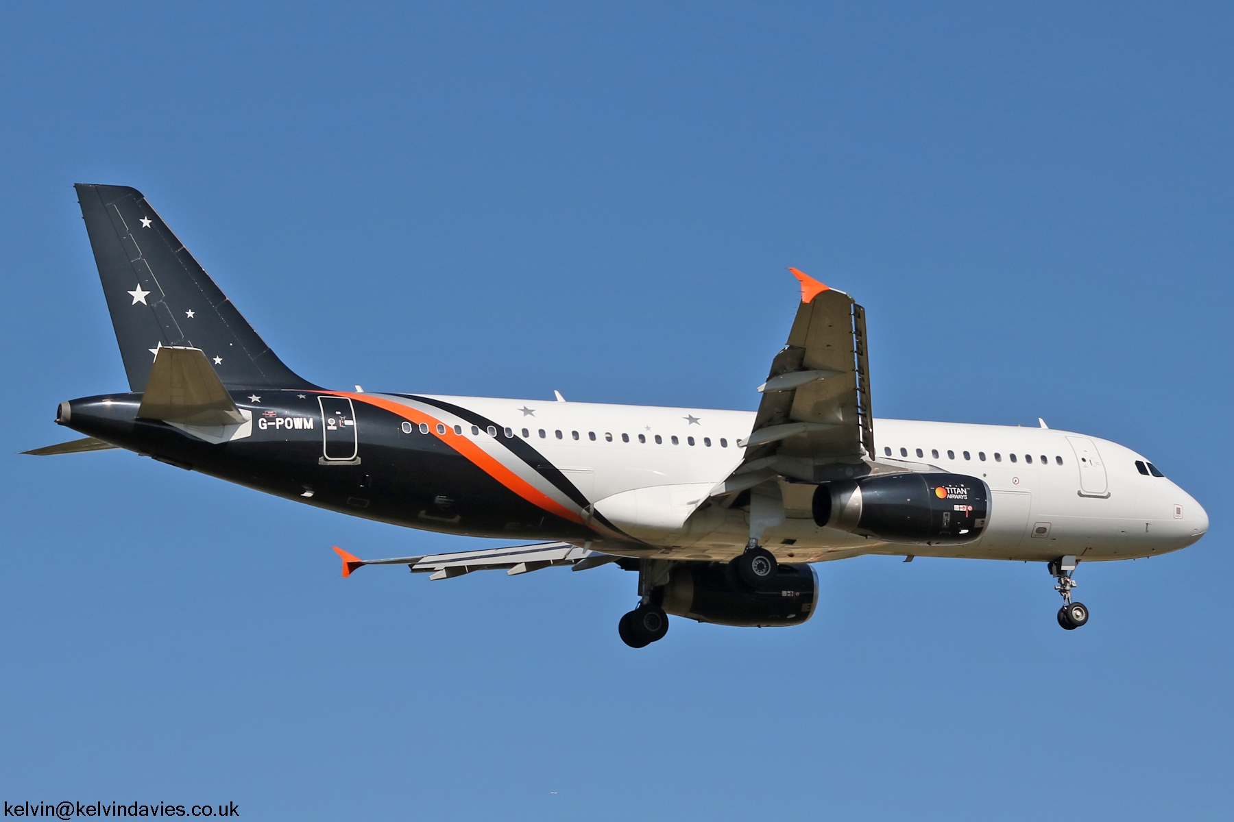 Titan Airways A320 G-POWM