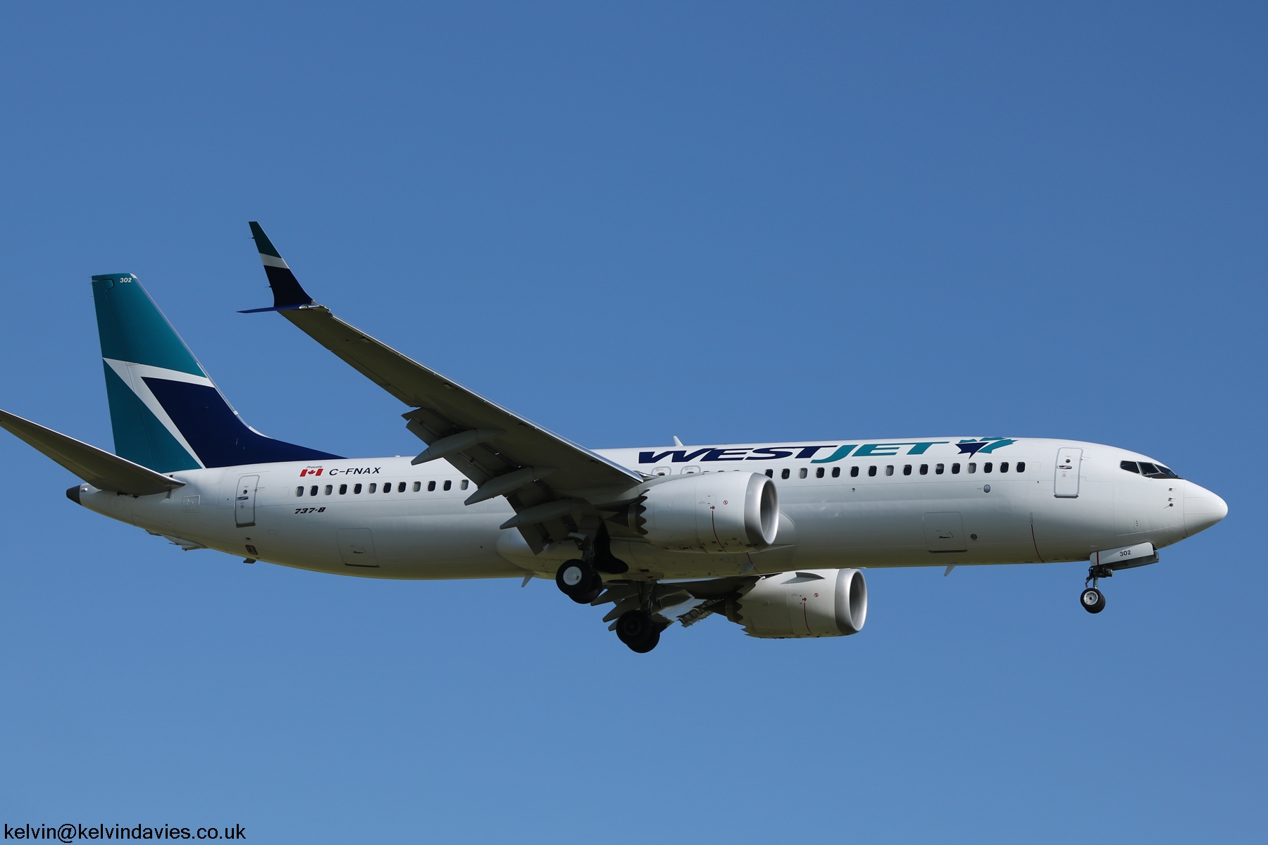 WestJet 737MAX C-FNAX