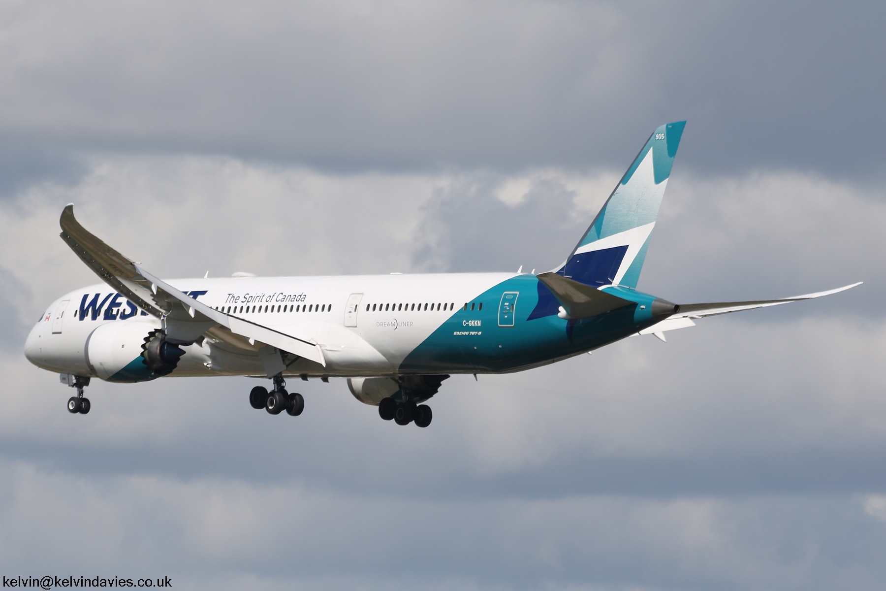 Westjet 787 C-GKKN