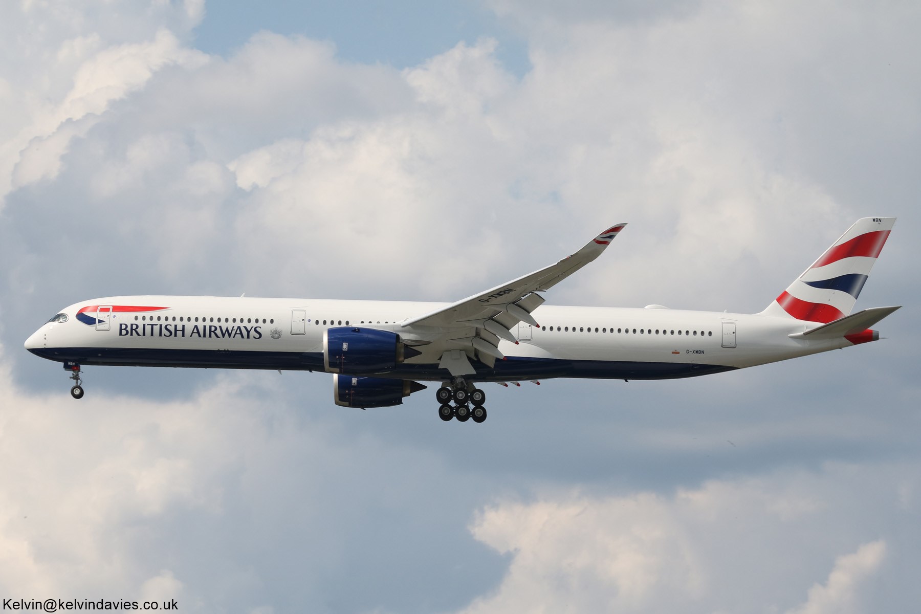 British Airways A350 G-XWBN