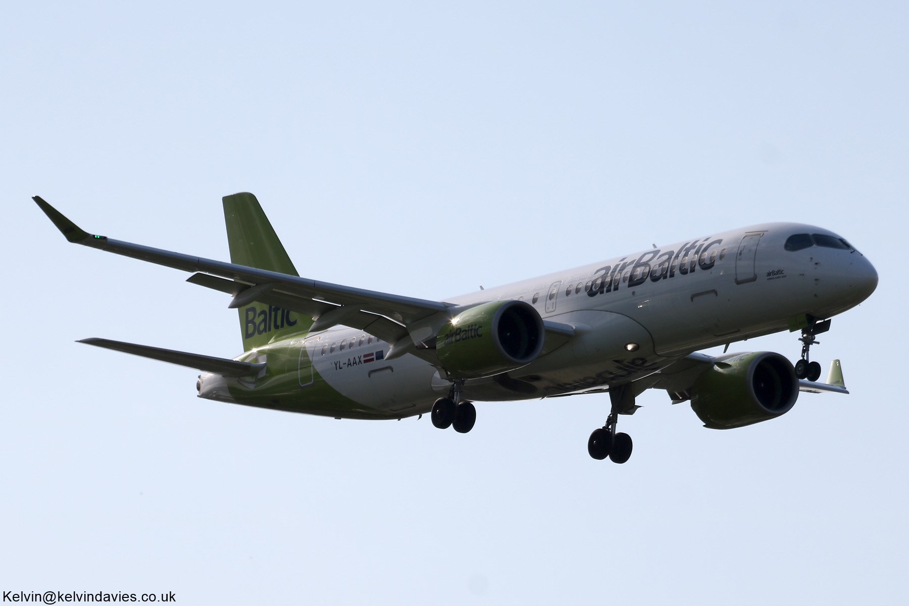Air Baltic A220 YL-AAX
