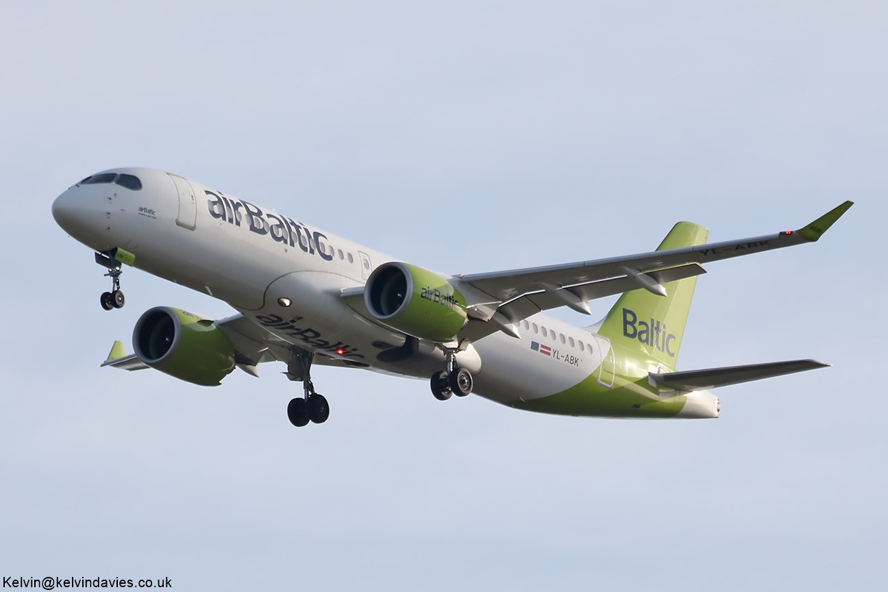 Air Baltic A220 YL-ABK