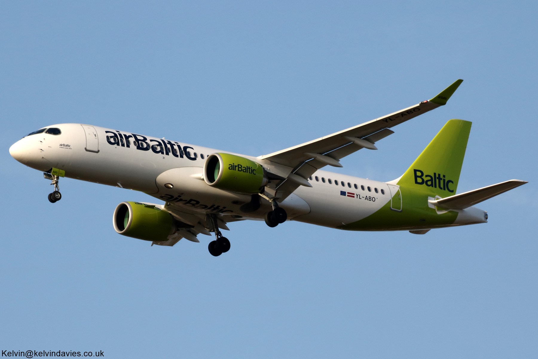 Air Baltic A220 YL-ABO