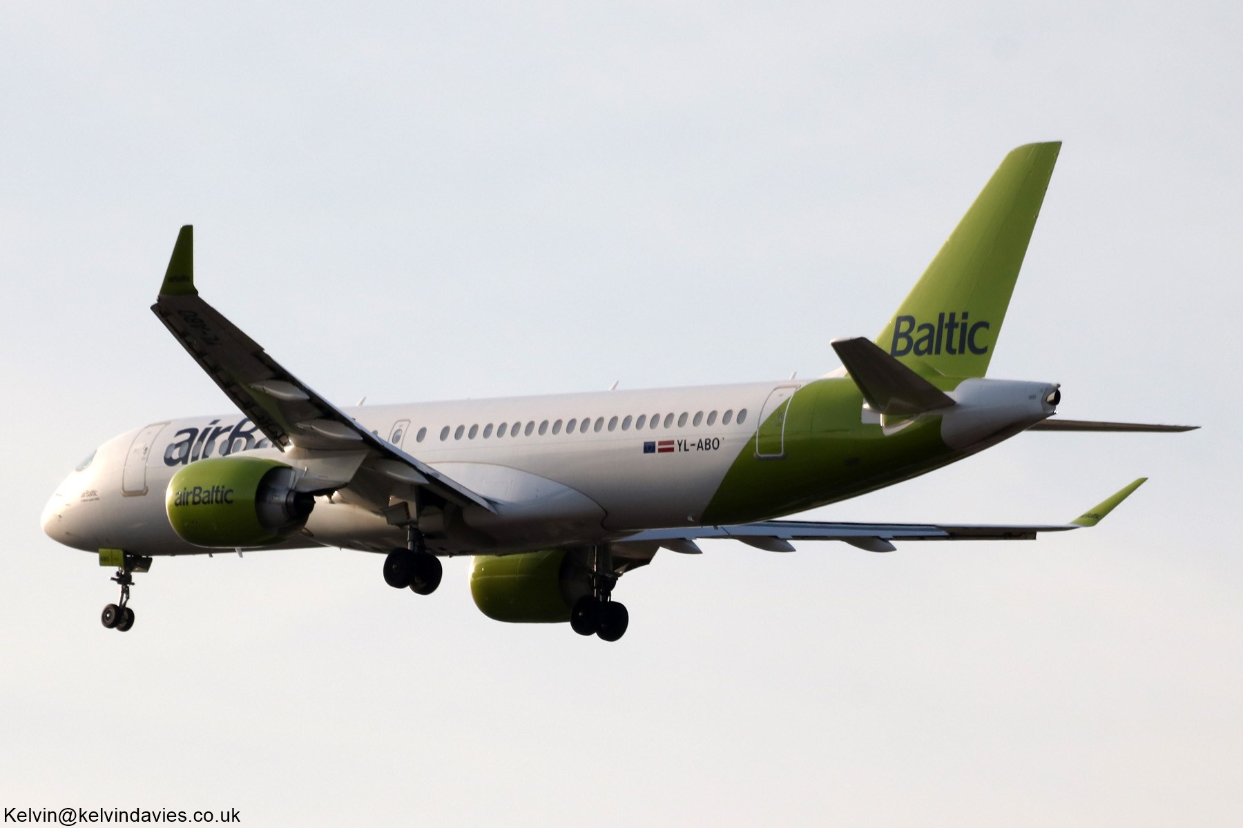 Air Baltic A220 YL-ABO
