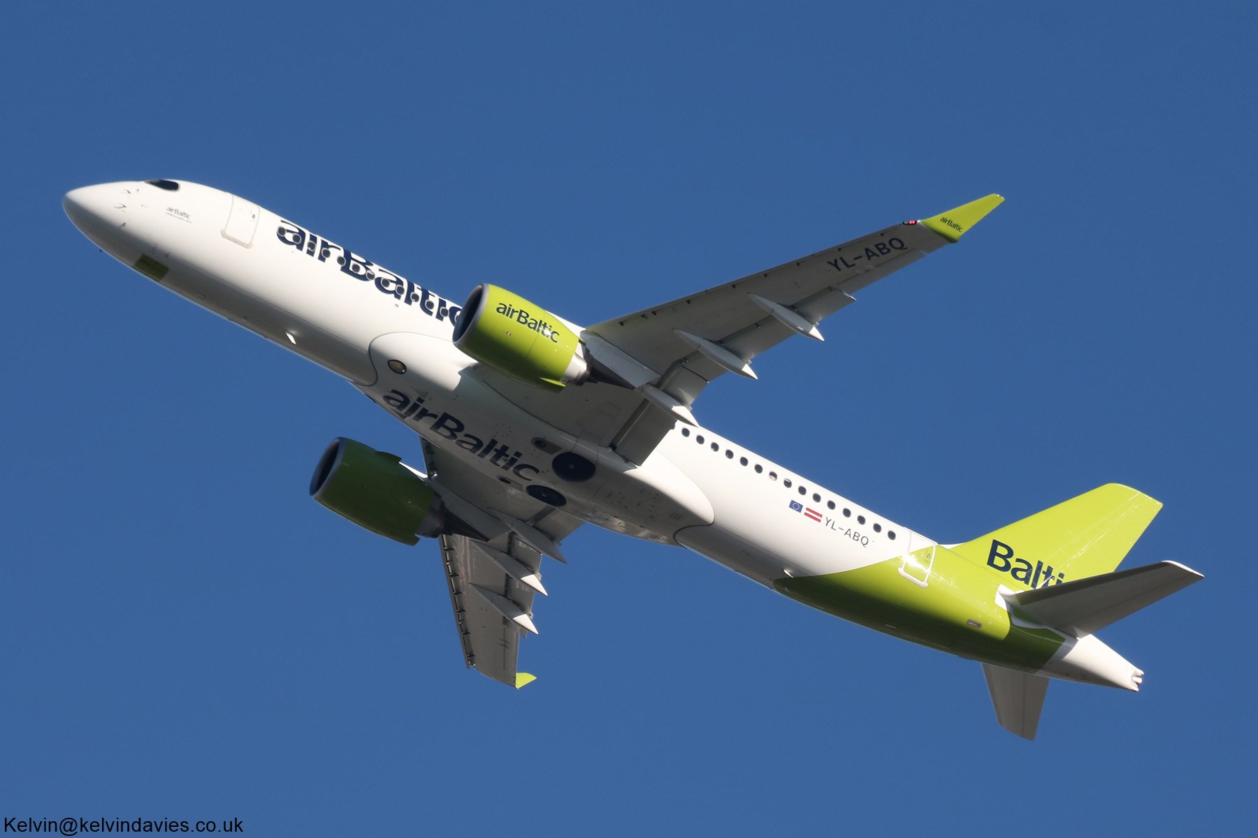 Air Baltic A220 YL-ABQ
