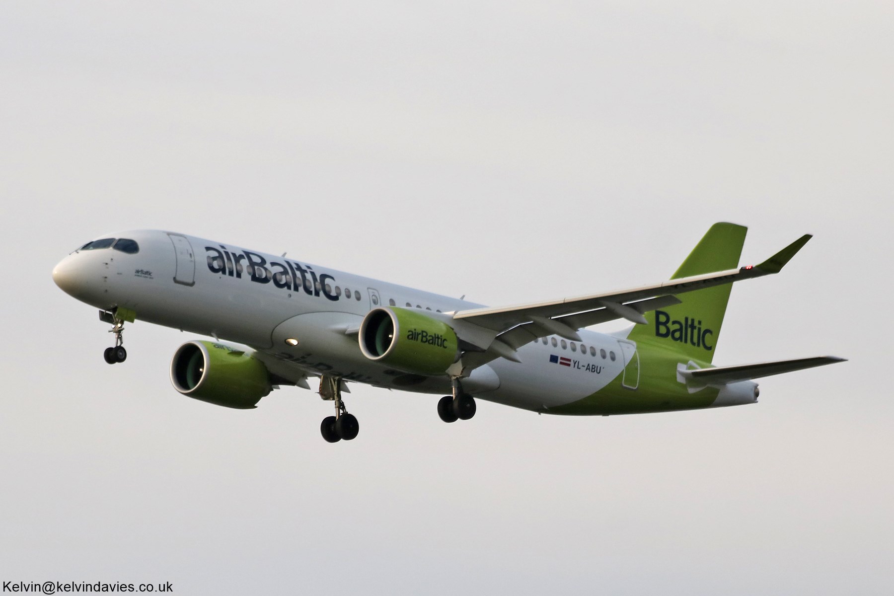 Air Baltic A220 YL-ABU