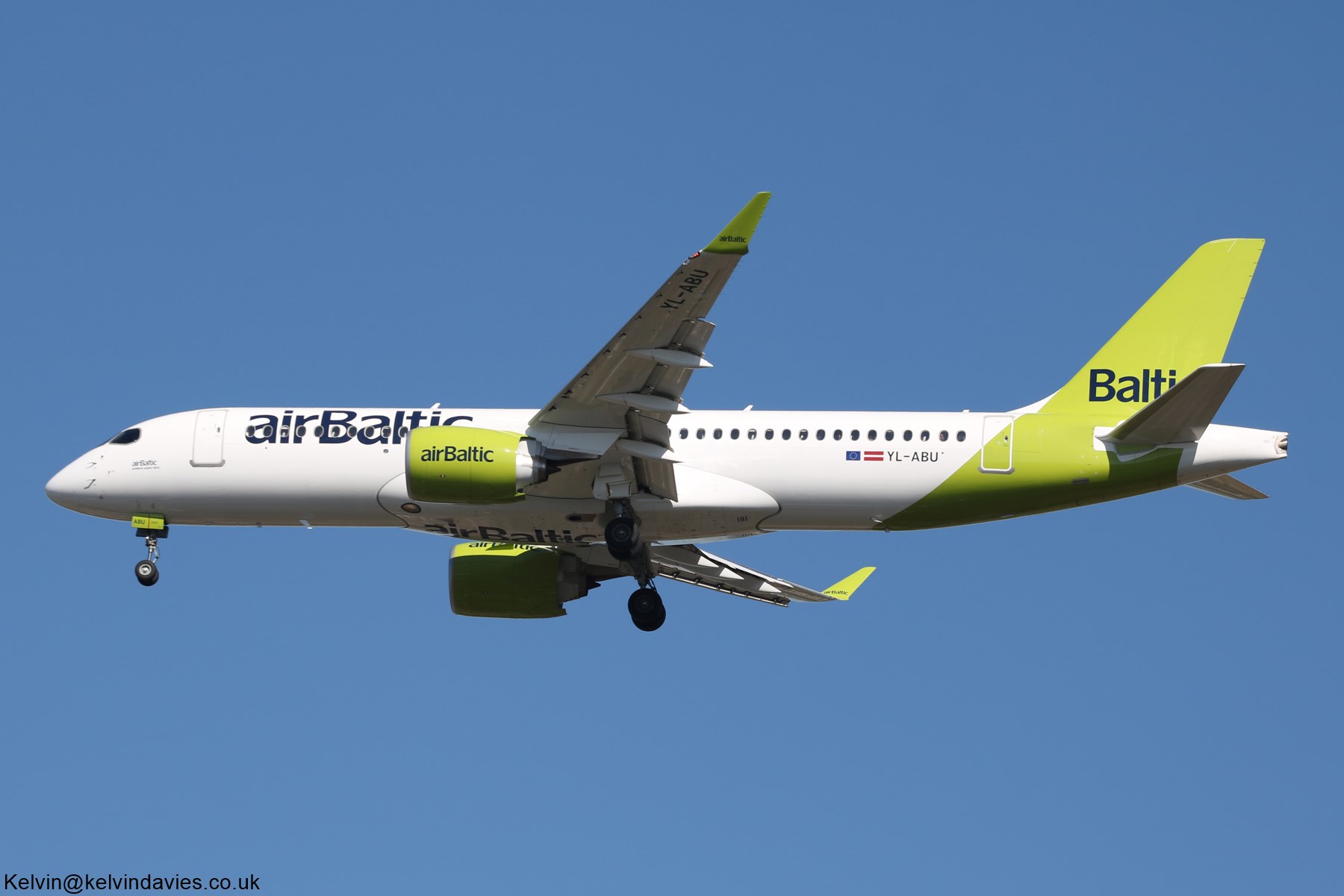 Air Baltic A220 YL-ABU