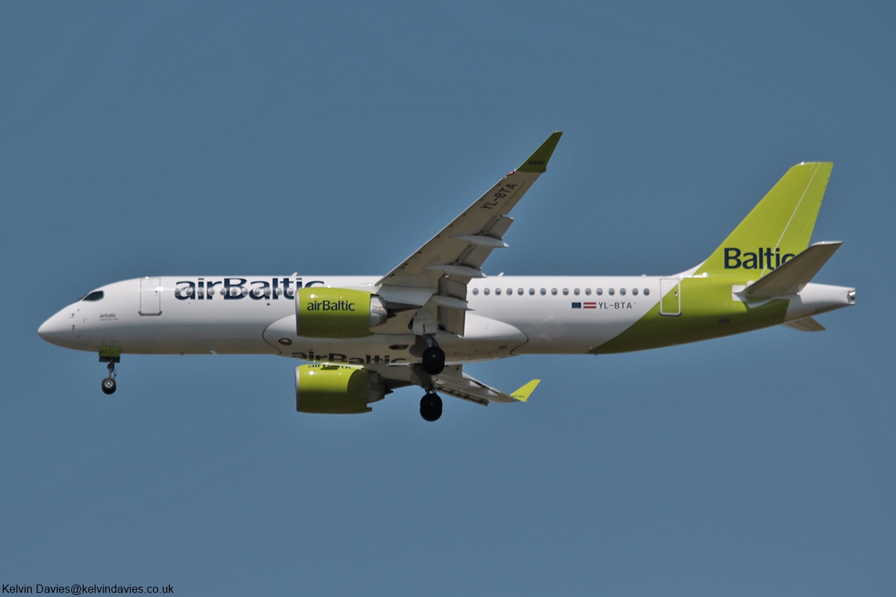 Air Baltic A220 YL-BTA