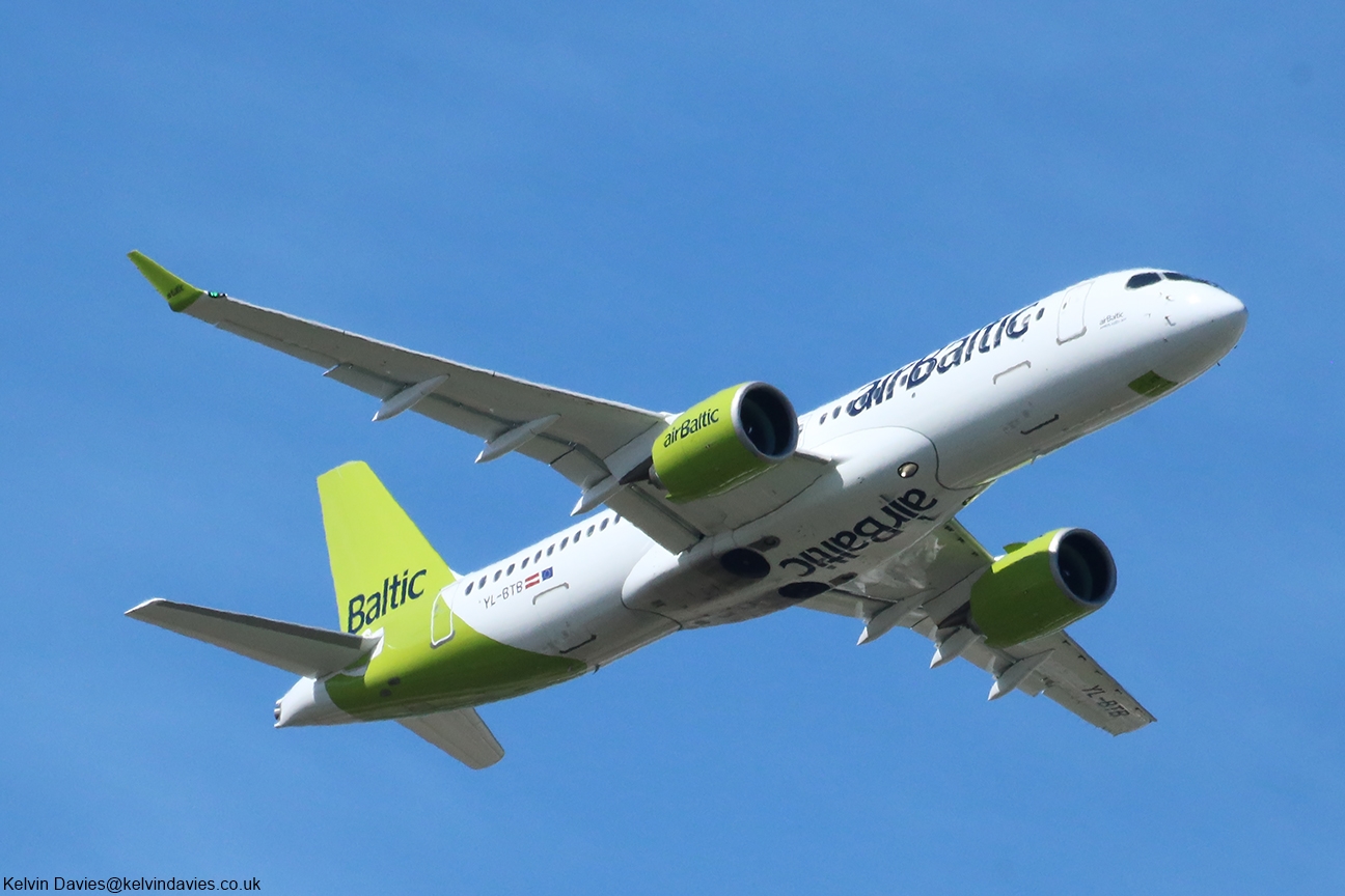 Air Baltic A220 YL-BTB