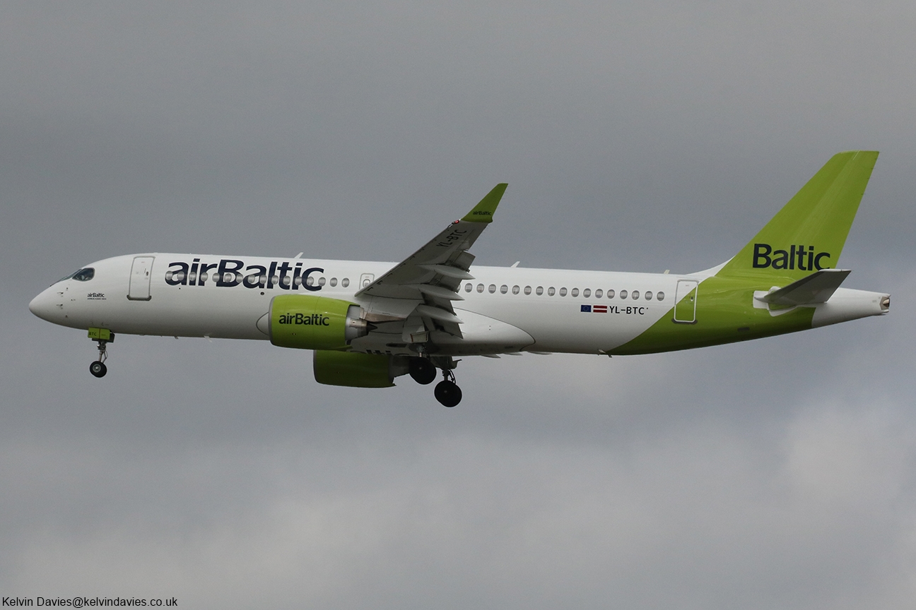 Air Baltic A220 YL-BTC