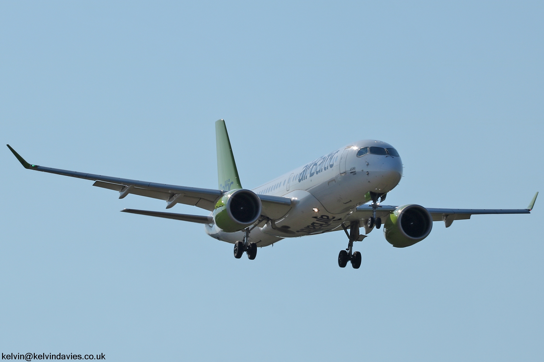 Air Baltic Bombardier C300 YL-CSA
