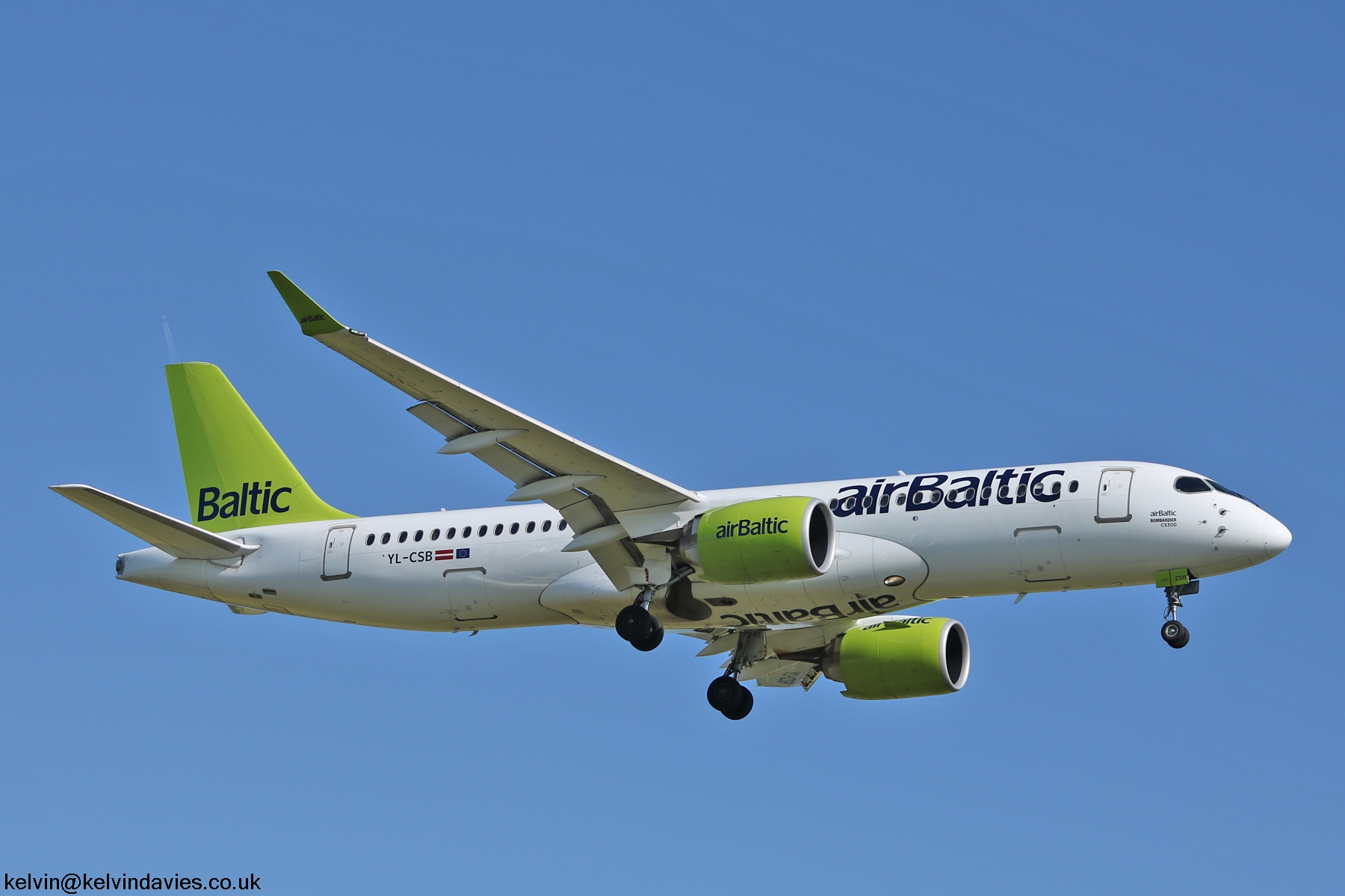 Air Baltic Bombardier C300 YL-CSB