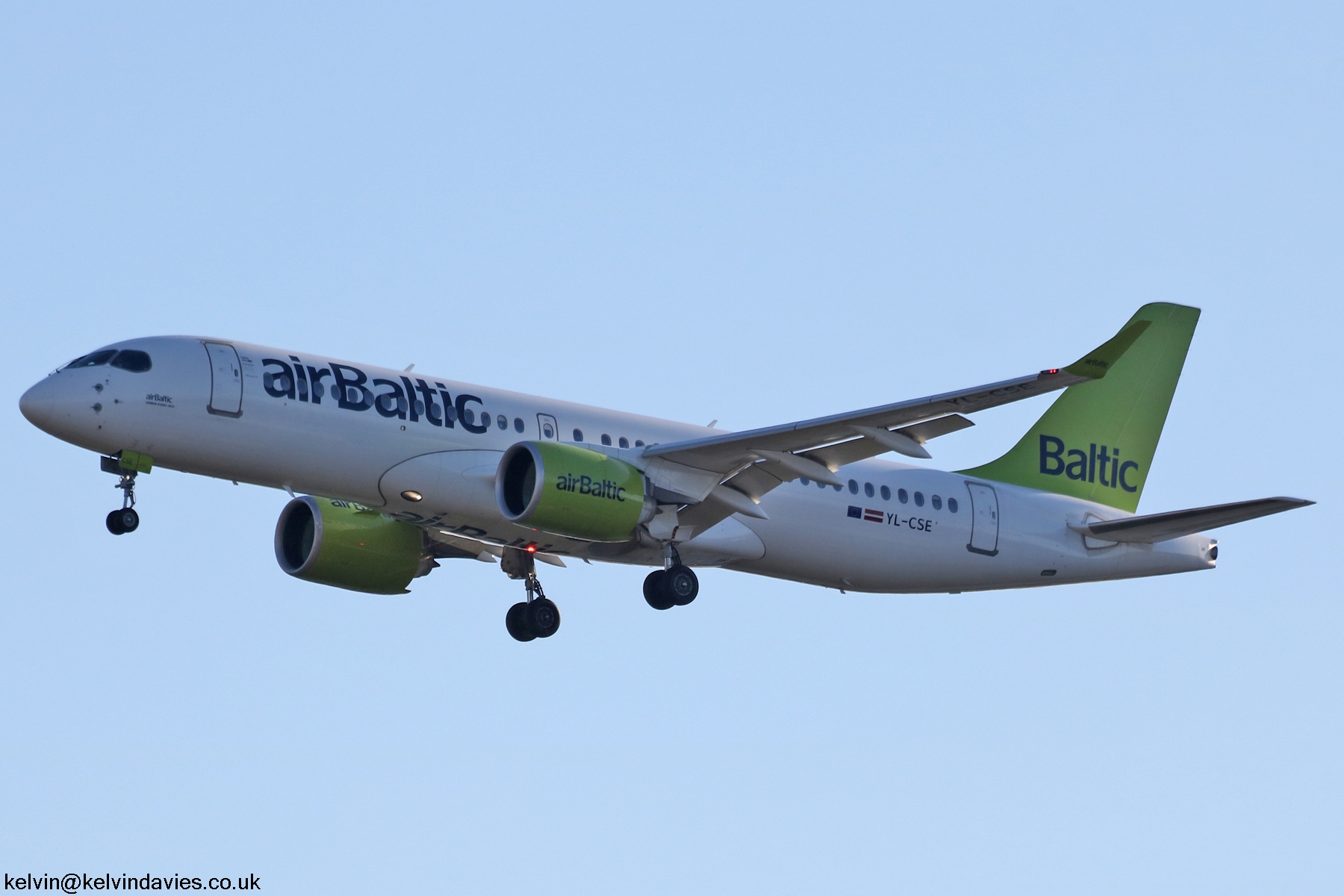Air Baltic Bombardier C300 YL-CSE