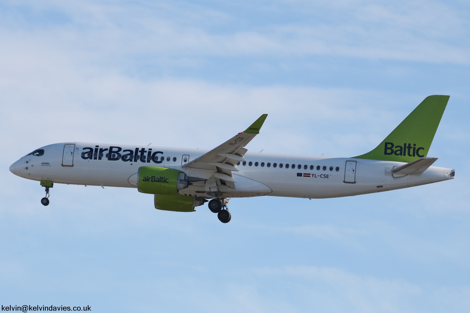 Air Baltic Bombardier C300 YL-CSE