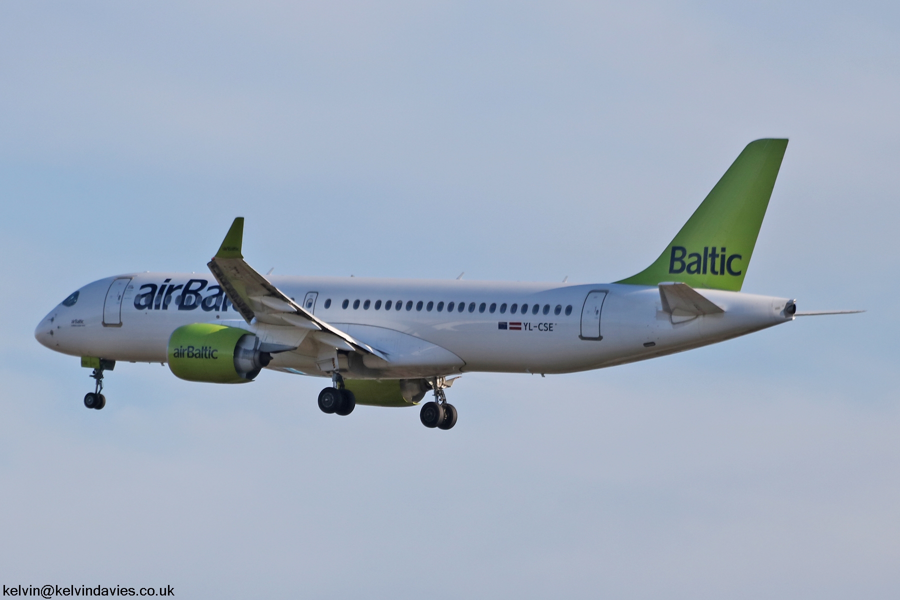 Air Baltic Bombardier C300 YL-CSE