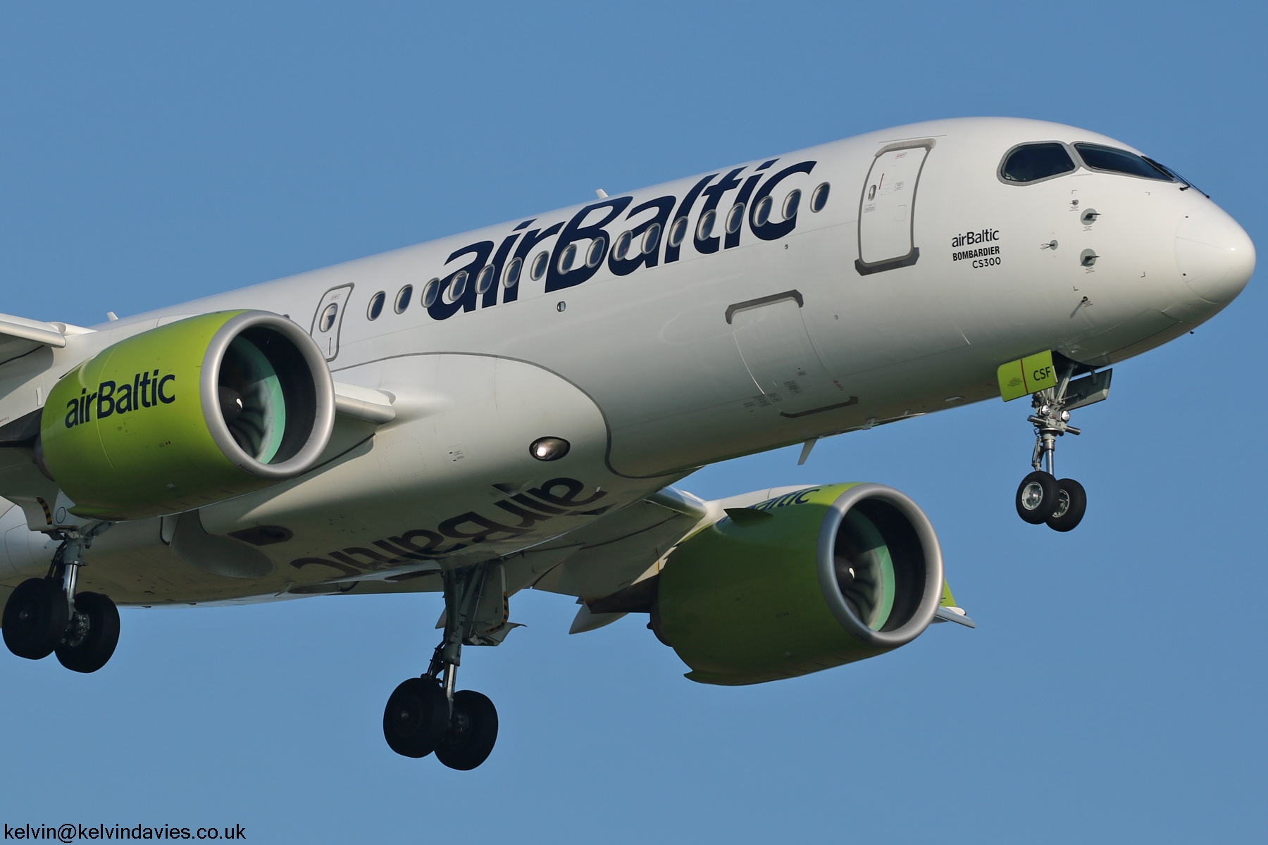 Air Baltic Bombardier C300 YL-CSF