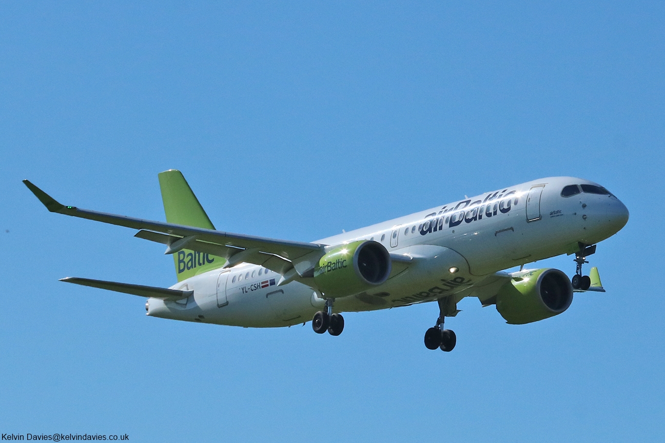 Air Baltic A220 YL-CSH