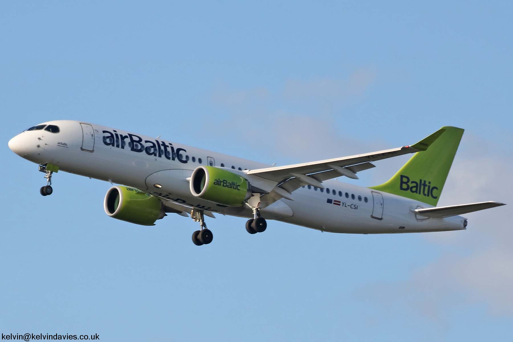 Air Baltic A220 YL-CSI