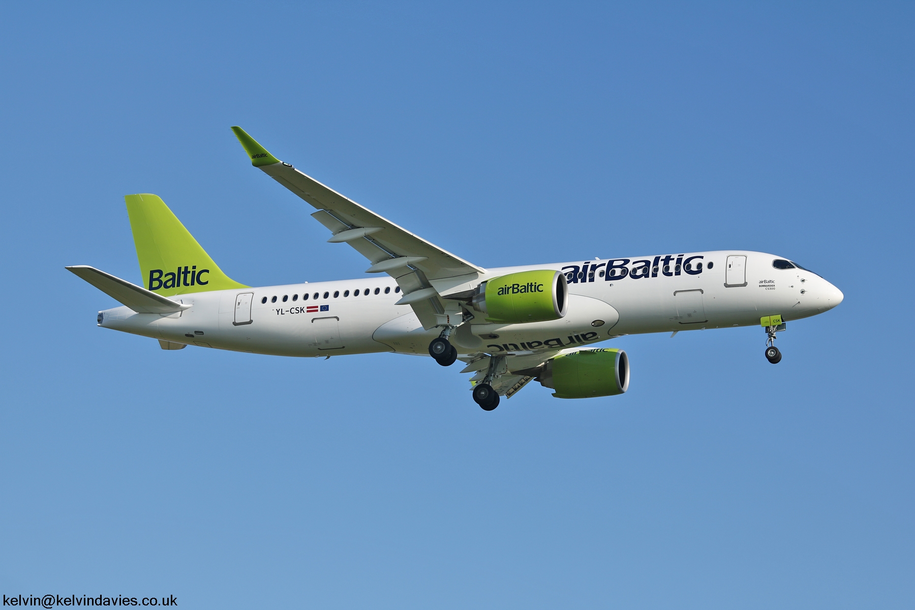 Air Baltic A220 YL-CSK