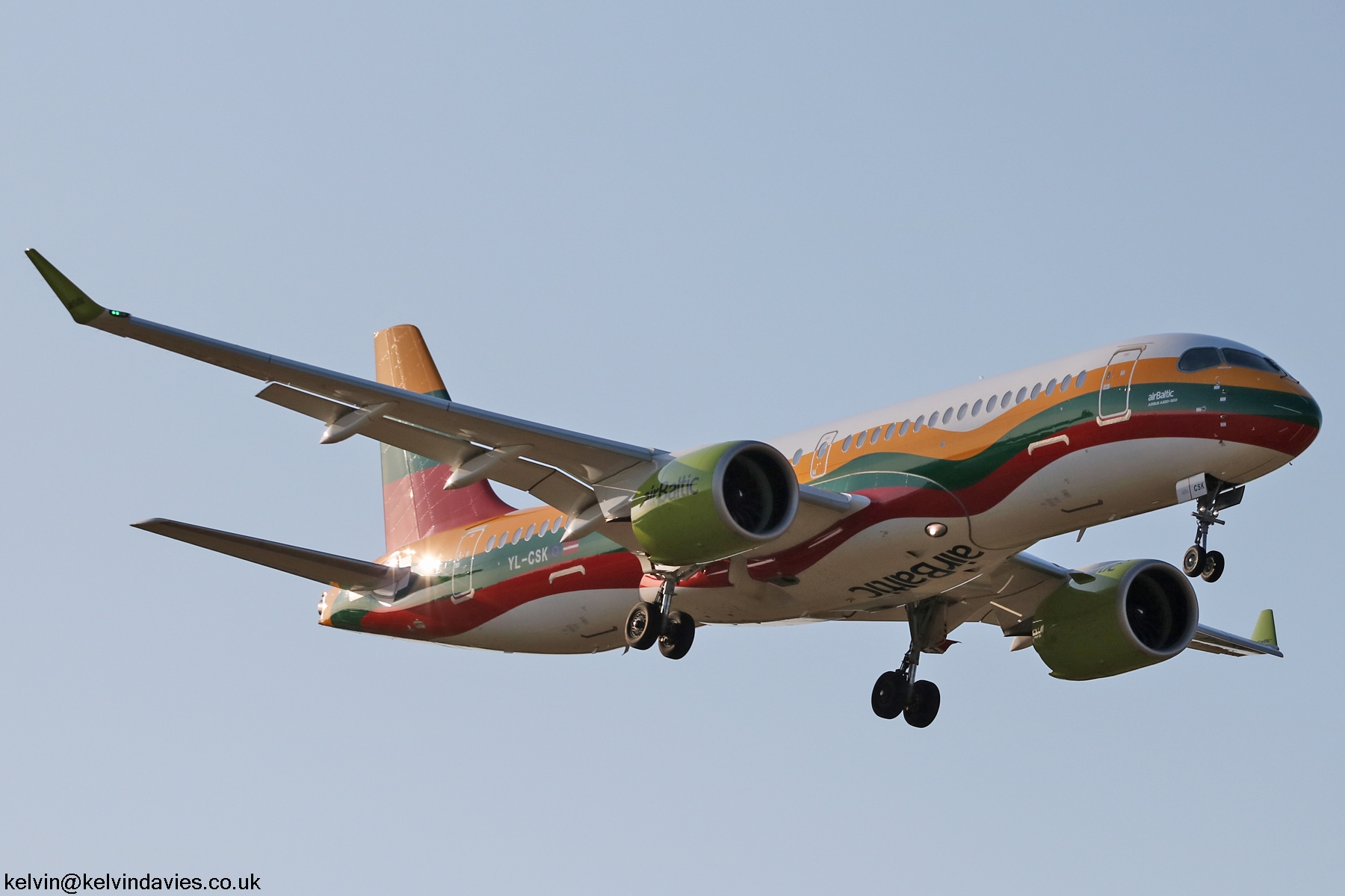 Air Baltic A220 YL-CSK