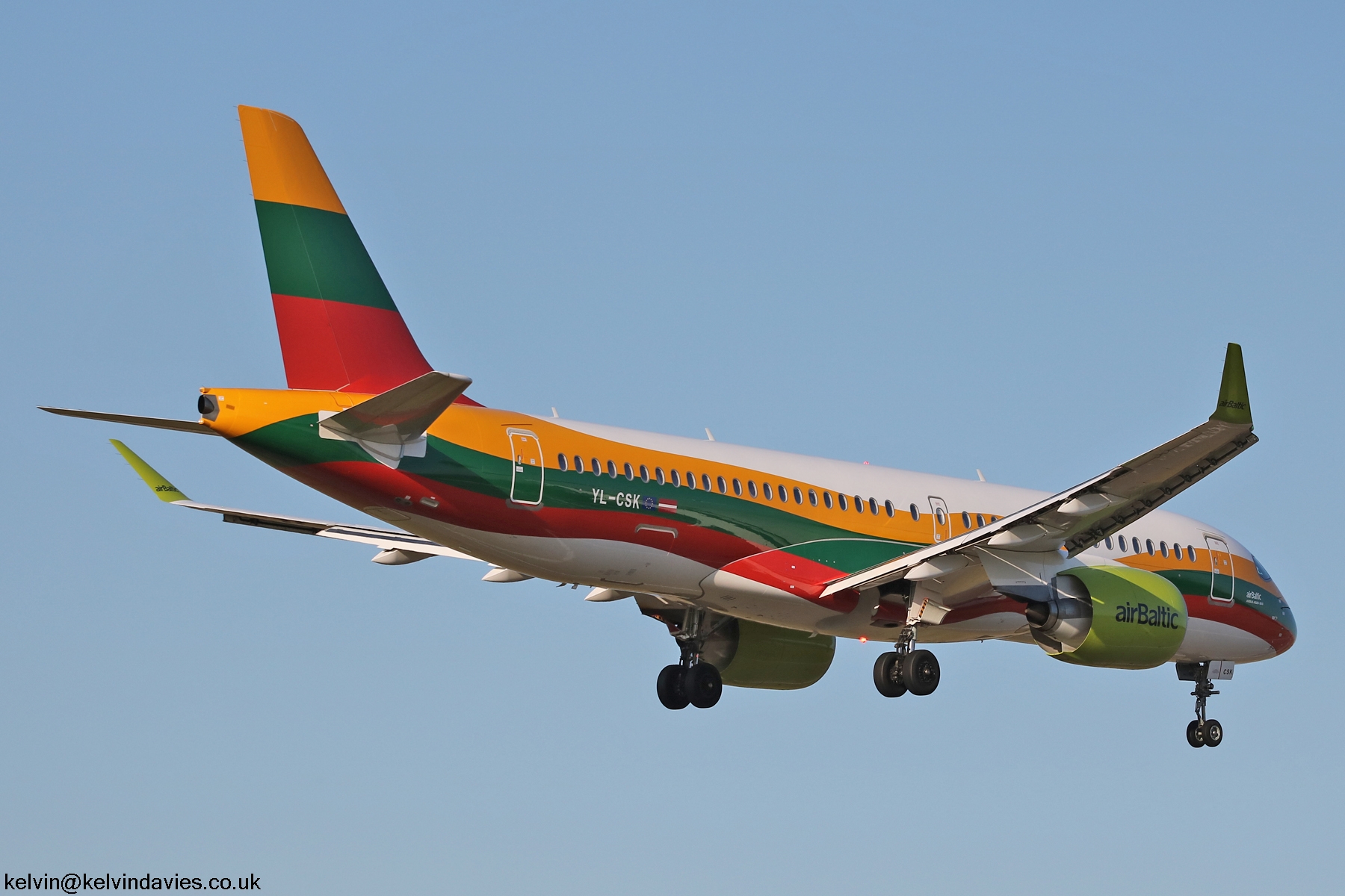 Air Baltic A220 YL-CSK