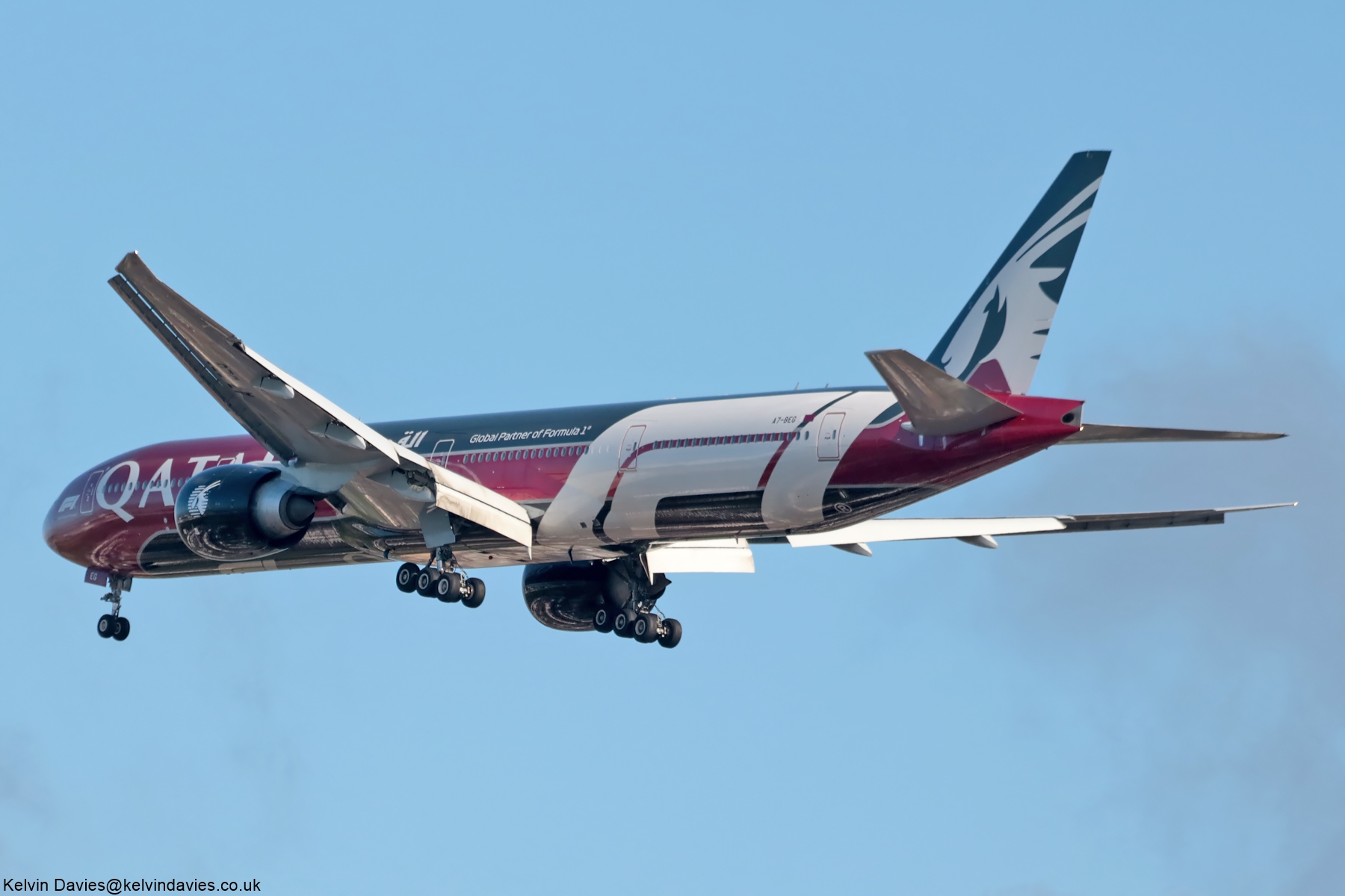 Qatar Airways 777 A7-BEG