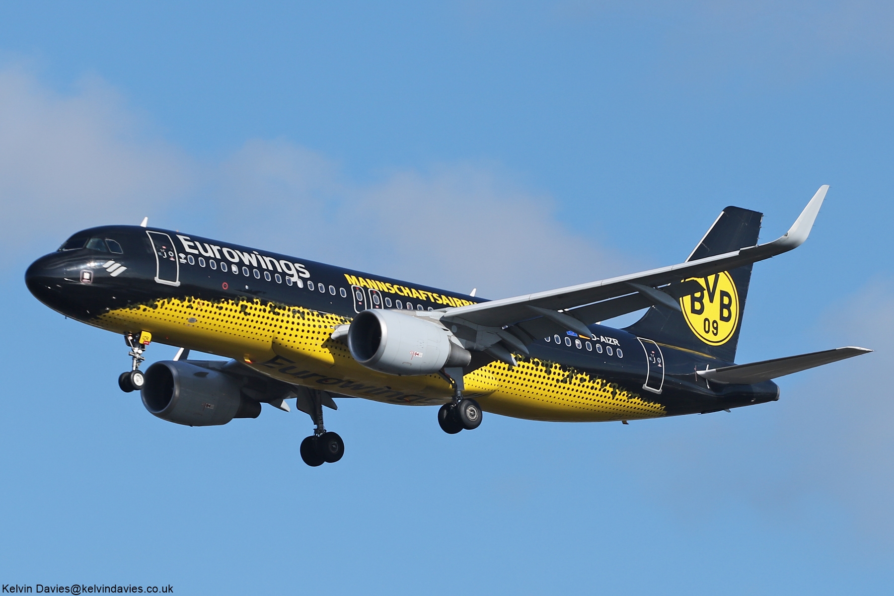Eurowings Borussia Dortmund A320 D-AIZR