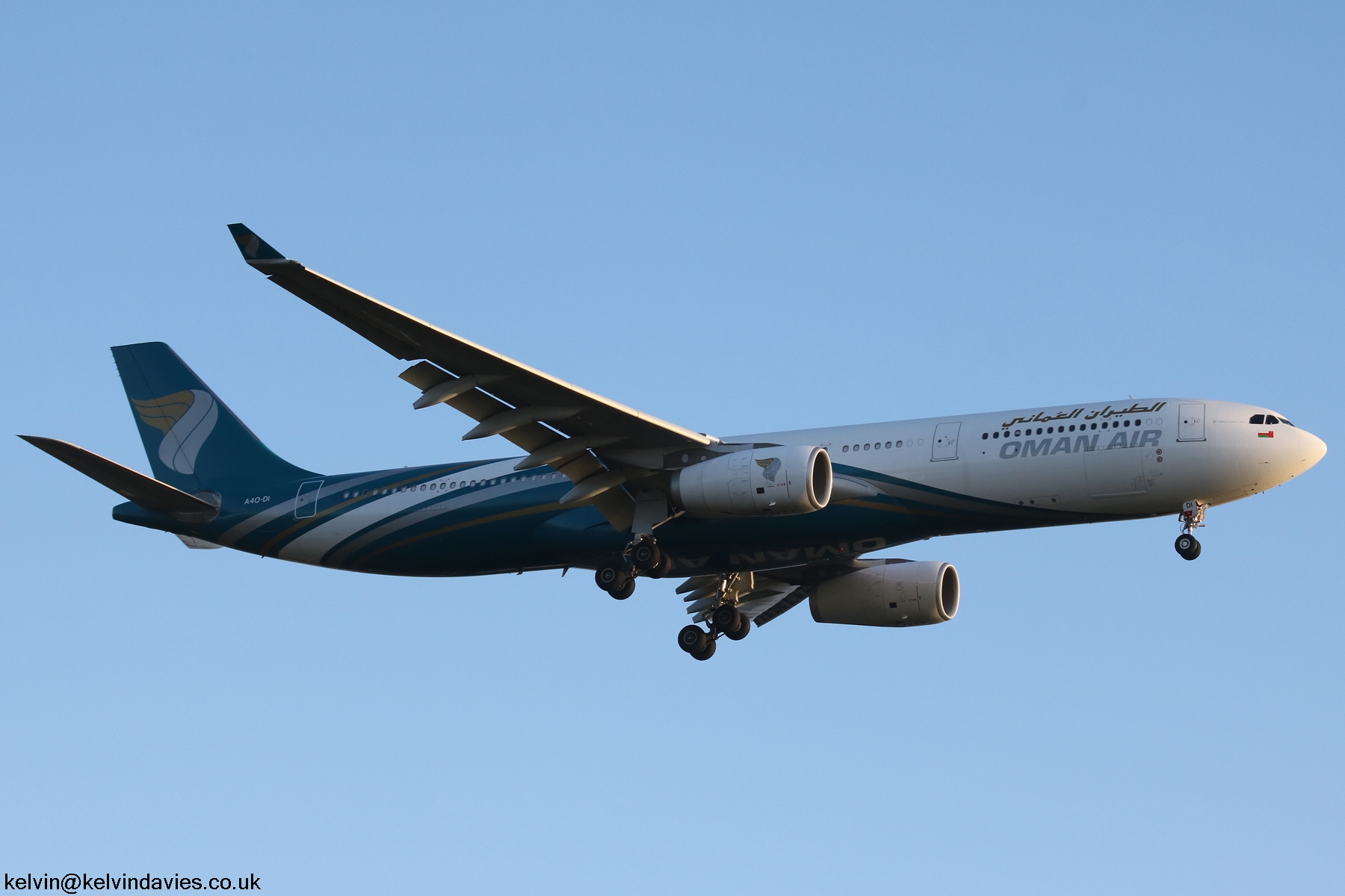 Oman Air A330 A4O-DI