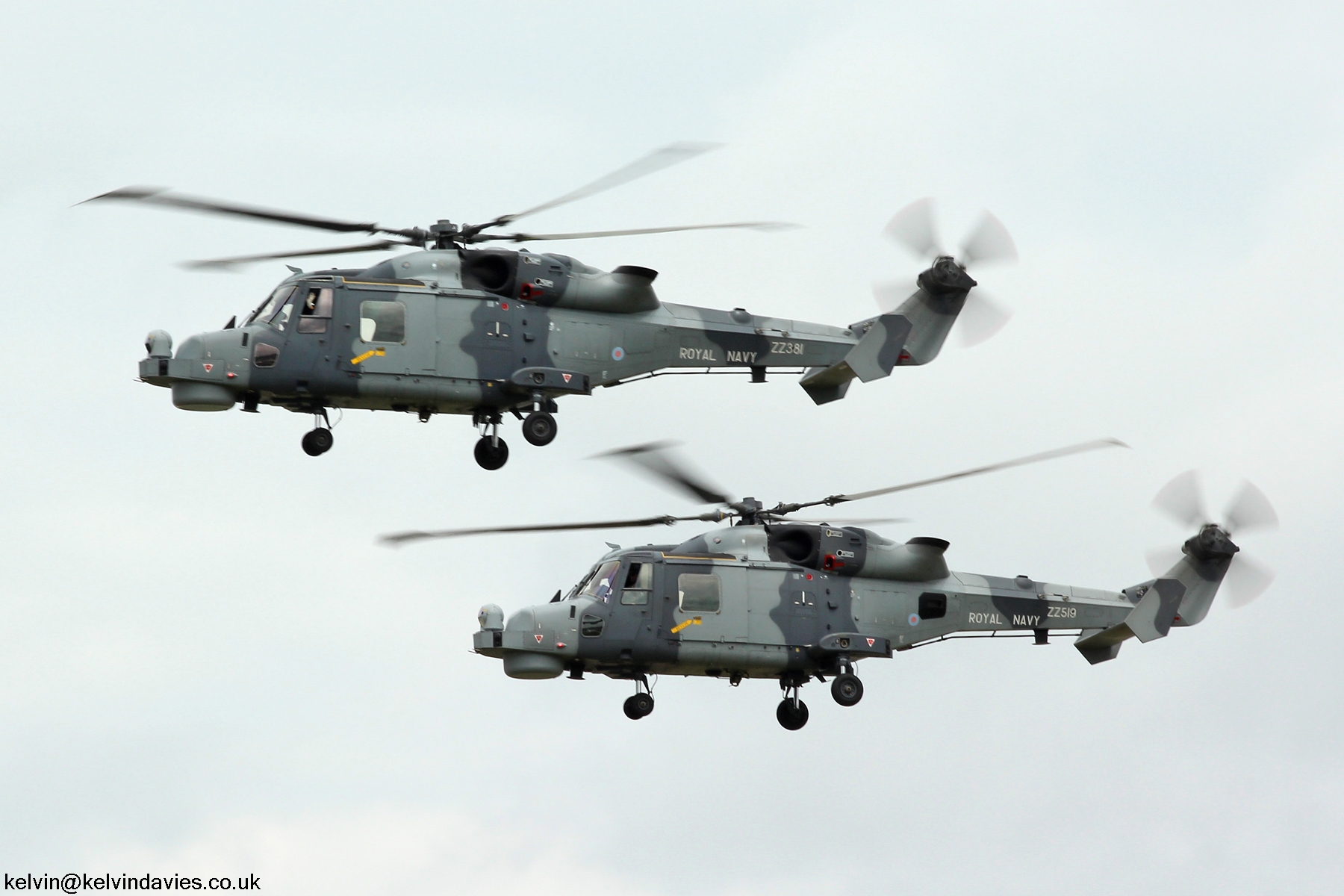 Royal Navy Wildcats ZZ519 & ZZ381