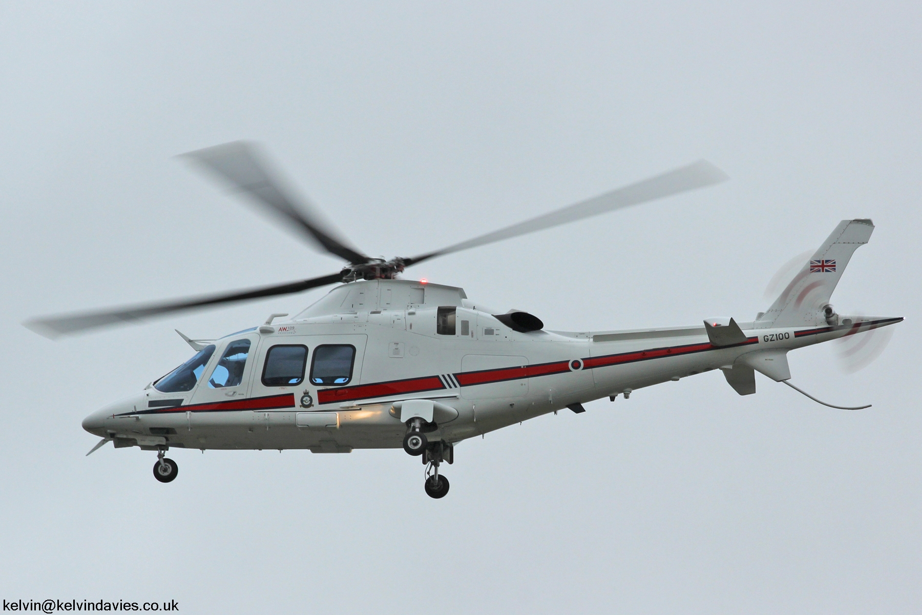 Royal Air Force AW109 GZ100
