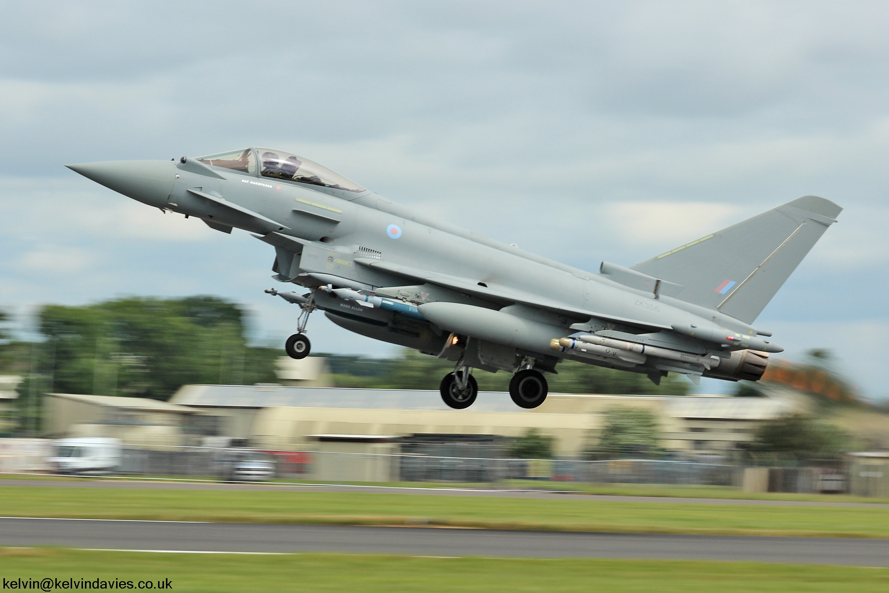 BAE Systems trials flight Typhoon FGR4 ZK356