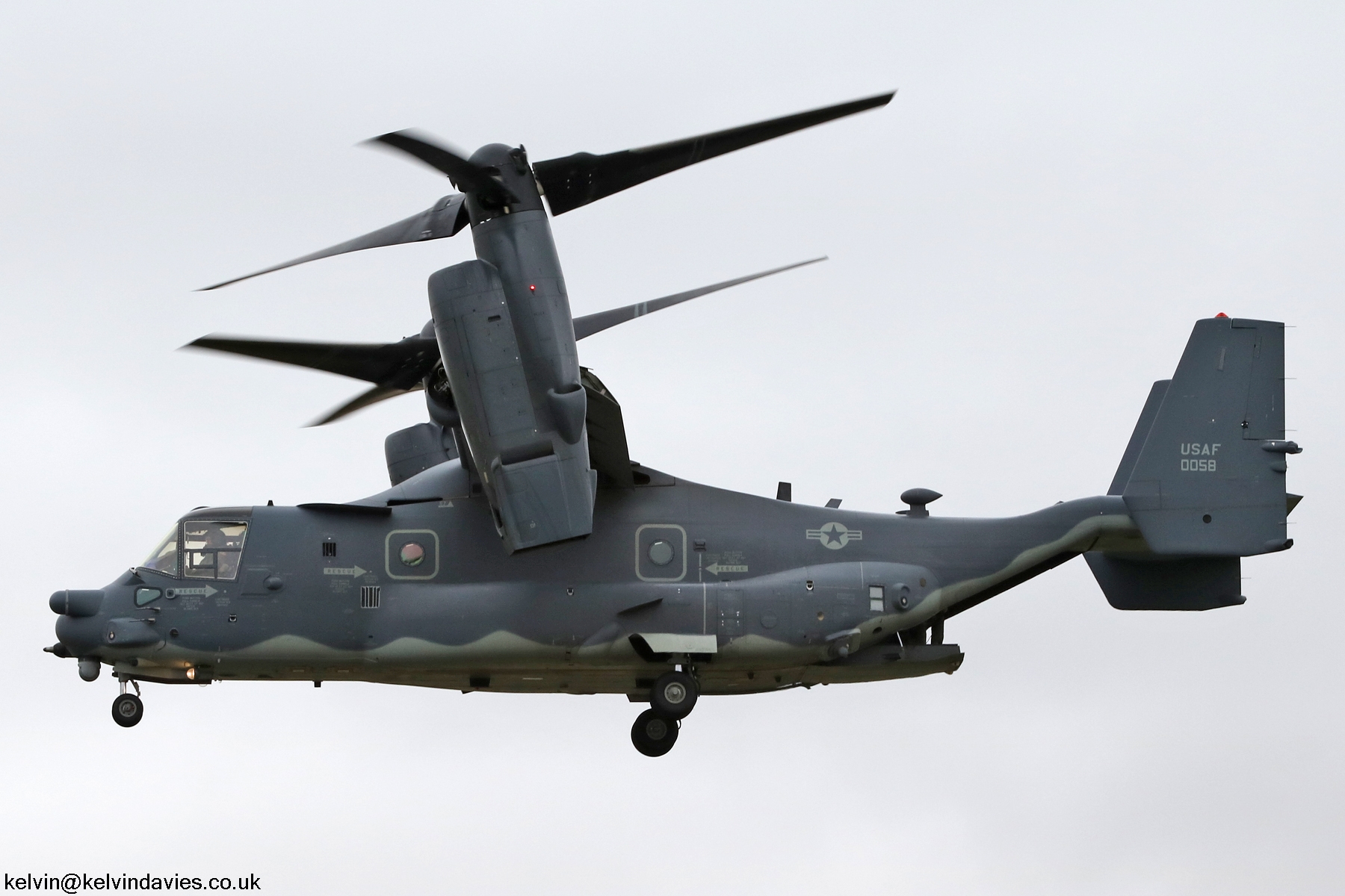 US Air Force CV-22B Osprey 11-0058