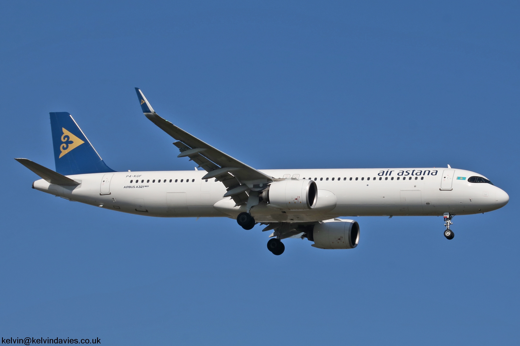 Air Astana A321NEO  P4-KGF