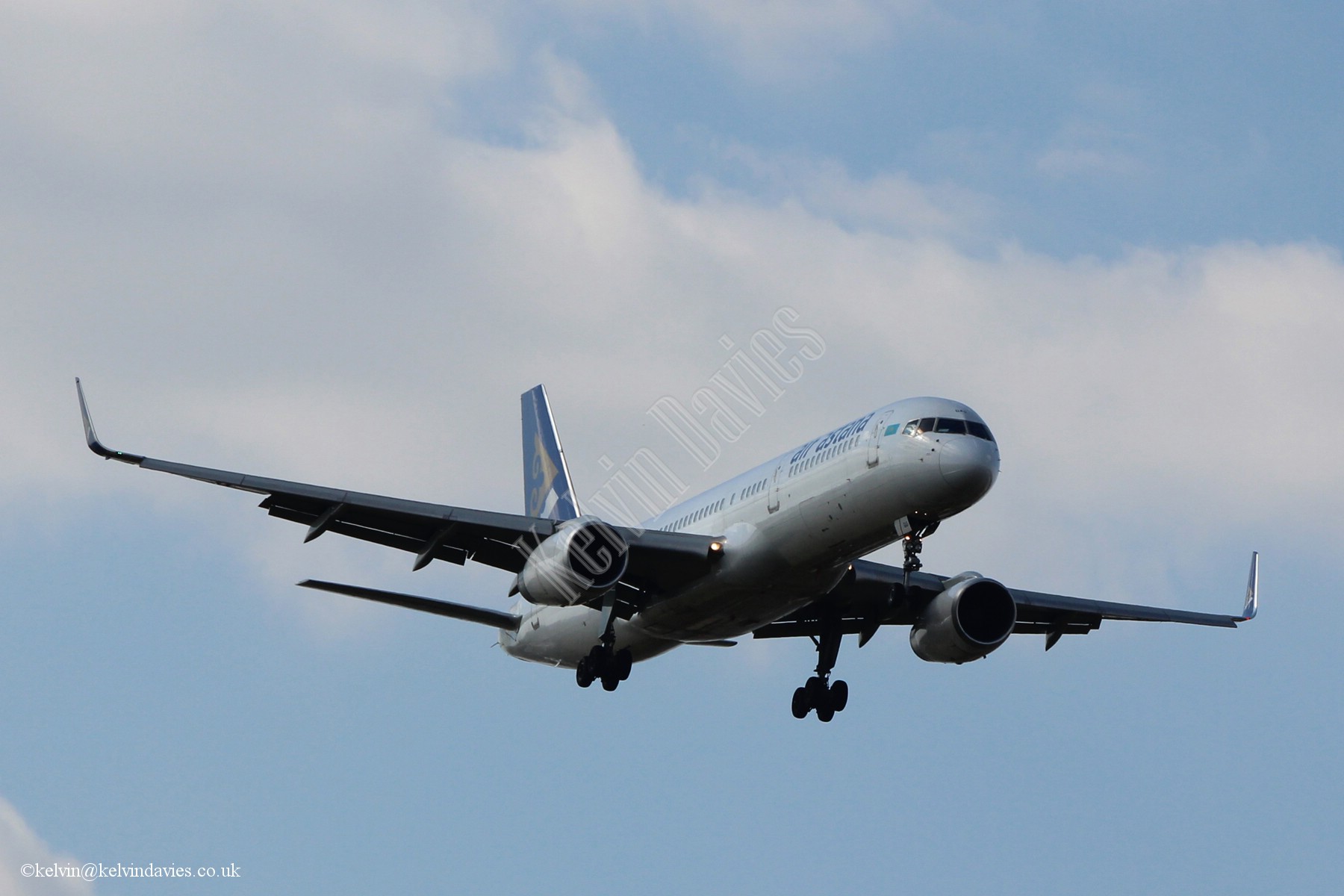 Air Astana B757 P4-GAS