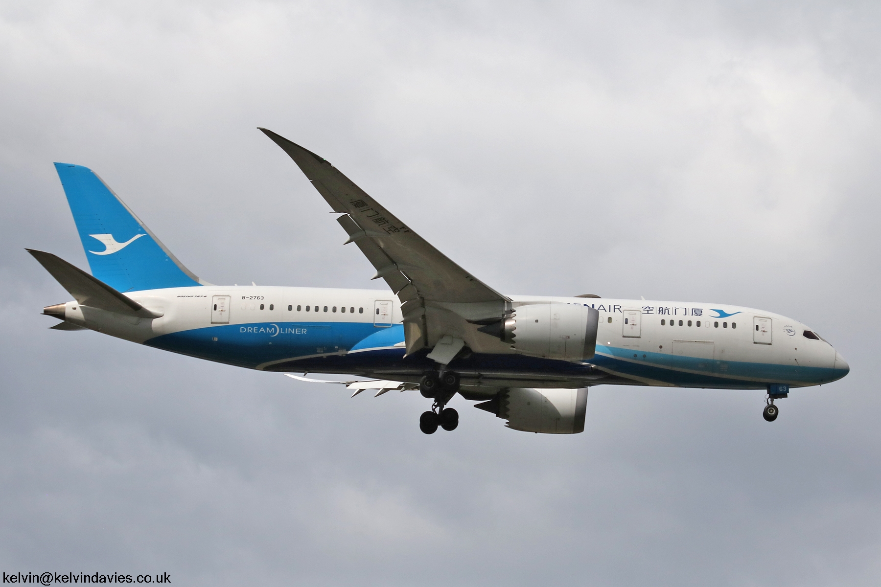 XiamenAir 787 B-2763