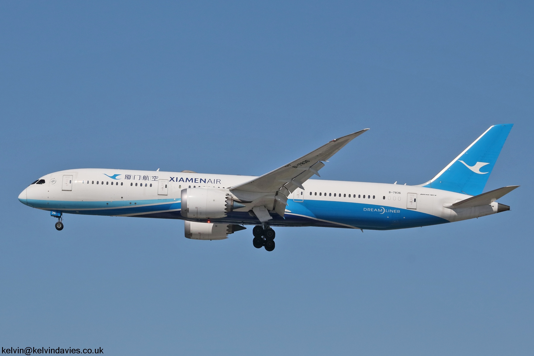 XiamenAir 787 B-7836