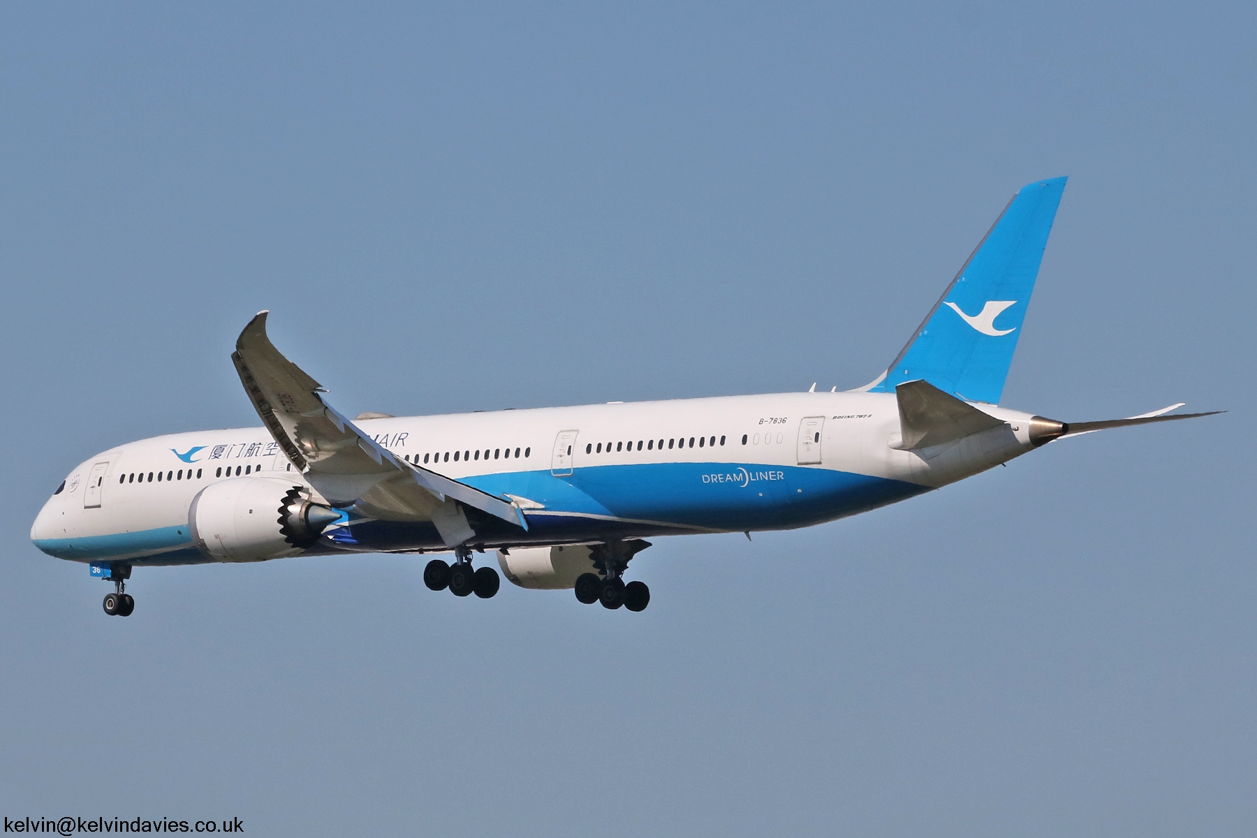 XiamenAir 787 B-7836