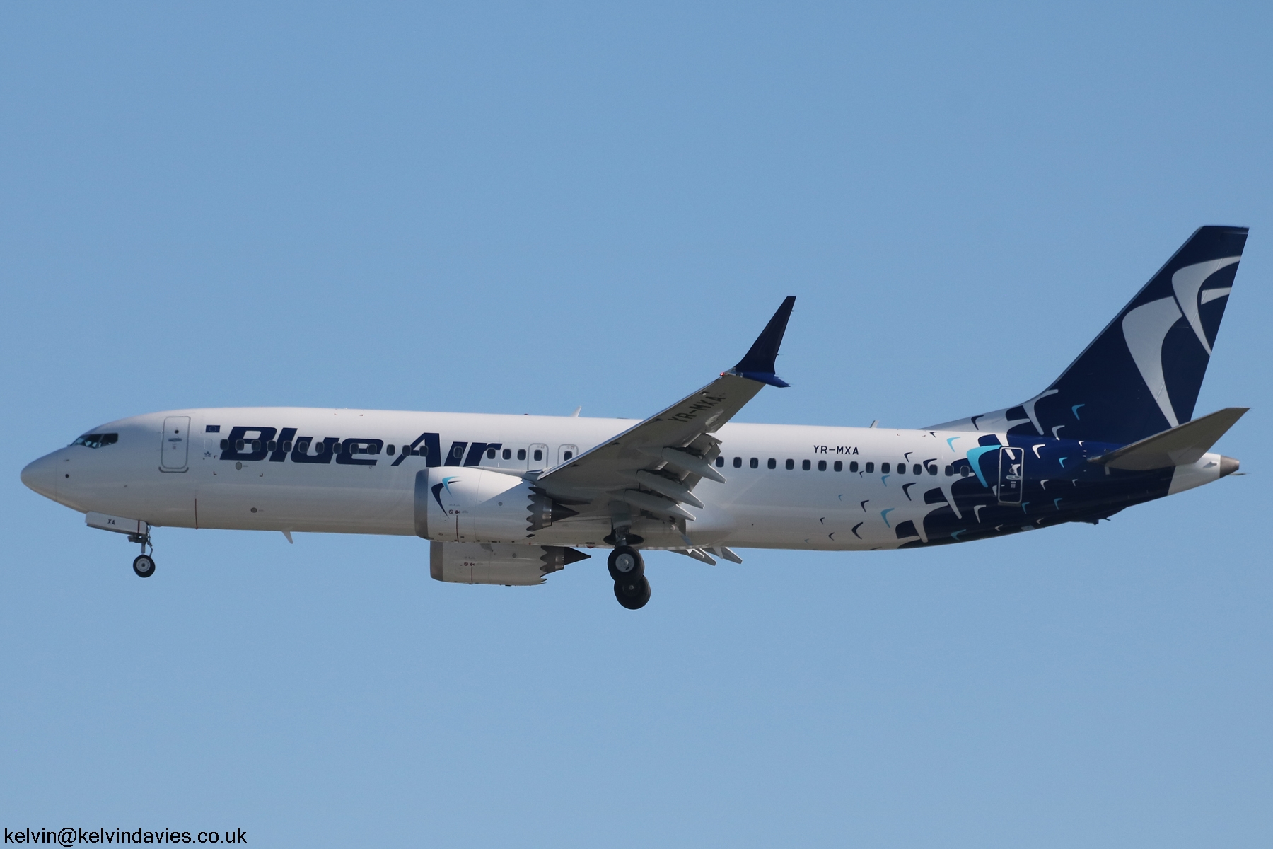 Blue Air 737MAX YR-MXA